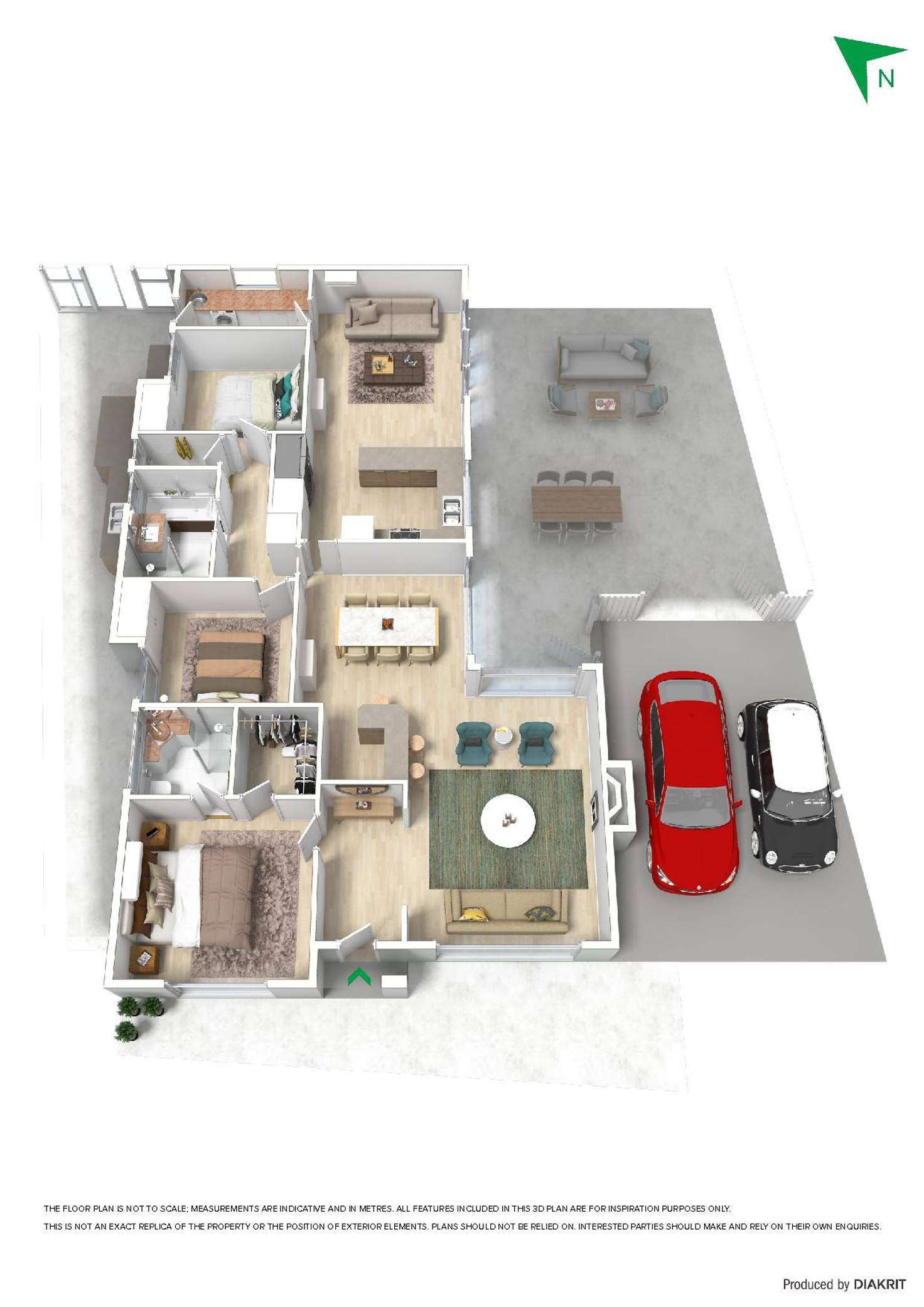 Floorplan of Homely house listing, 6 Currawong Drive, Carrum Downs VIC 3201