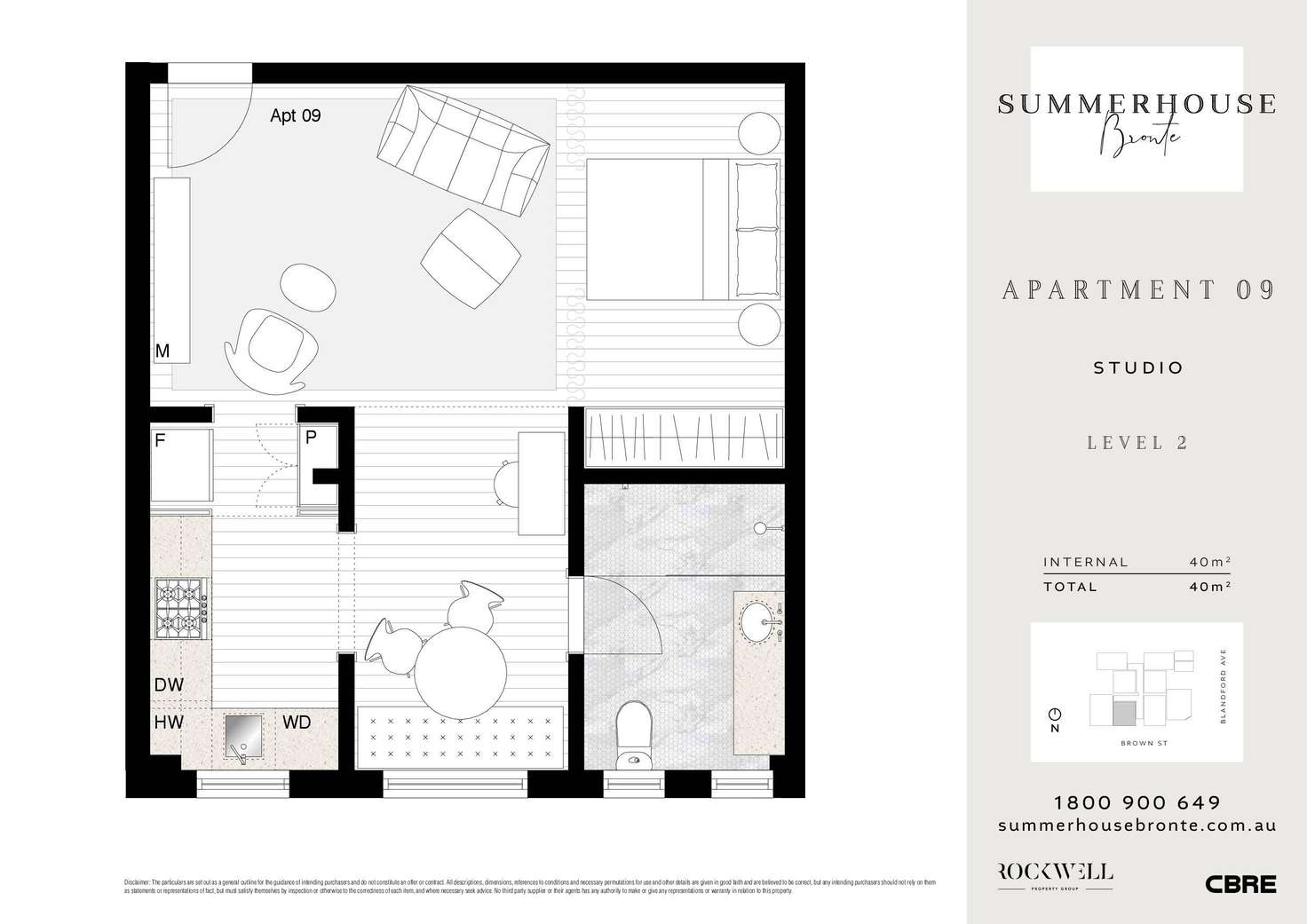 Floorplan of Homely apartment listing, 9/64 Brown Street, Bronte NSW 2024