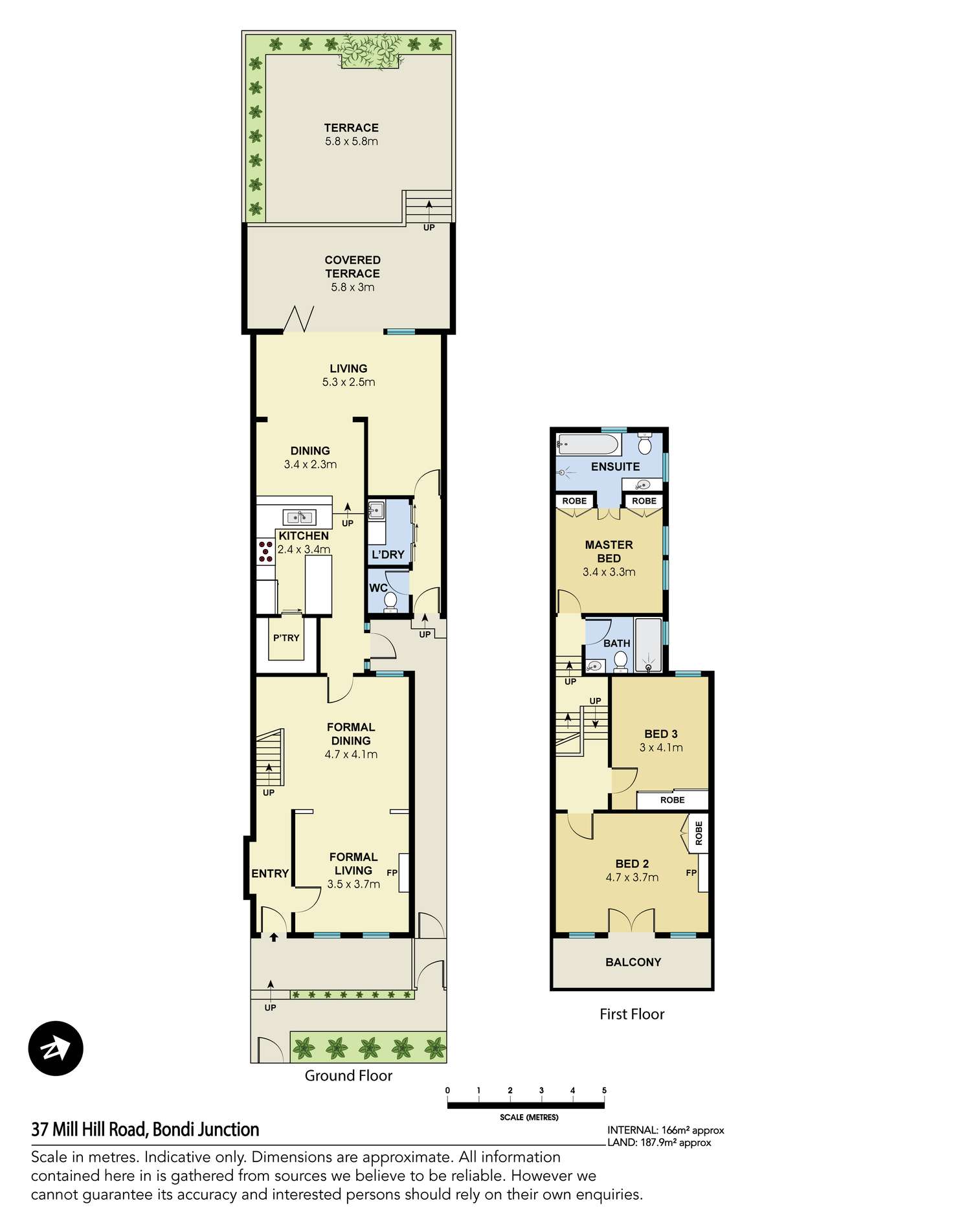 Floorplan of Homely house listing, 37 Mill Hill Road, Bondi Junction NSW 2022