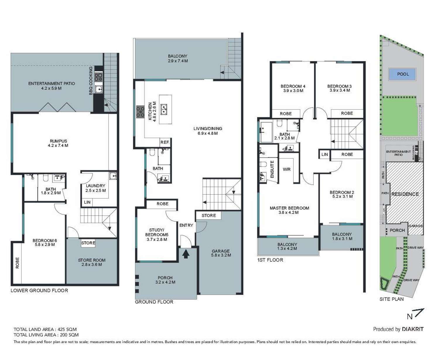 Floorplan of Homely semiDetached listing, 29a Homedale Crescent, Connells Point NSW 2221