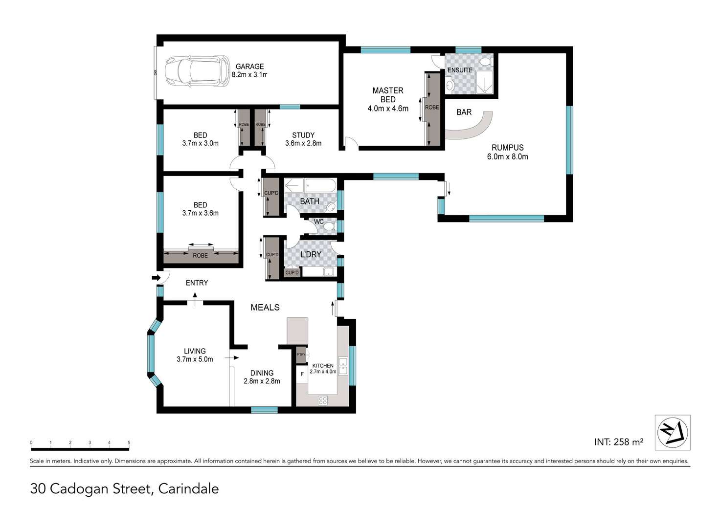 Floorplan of Homely house listing, 30 Cadogan Street, Carindale QLD 4152