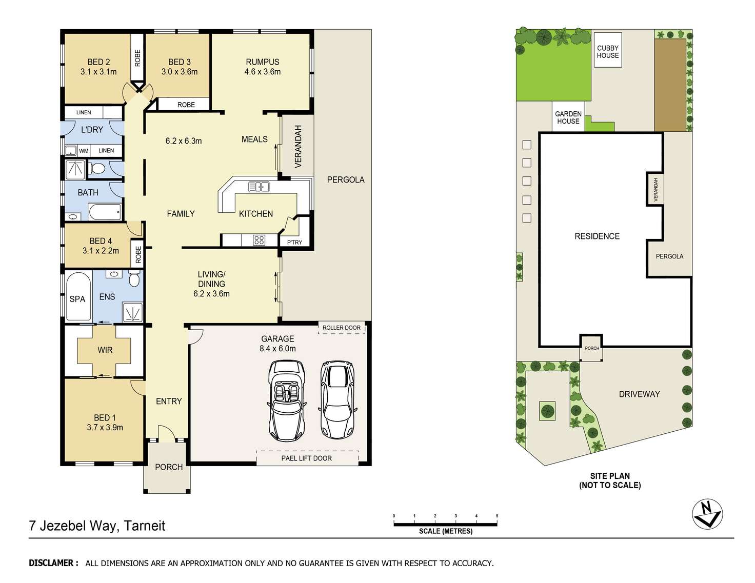 Floorplan of Homely house listing, 7 Jezebel Way, Tarneit VIC 3029