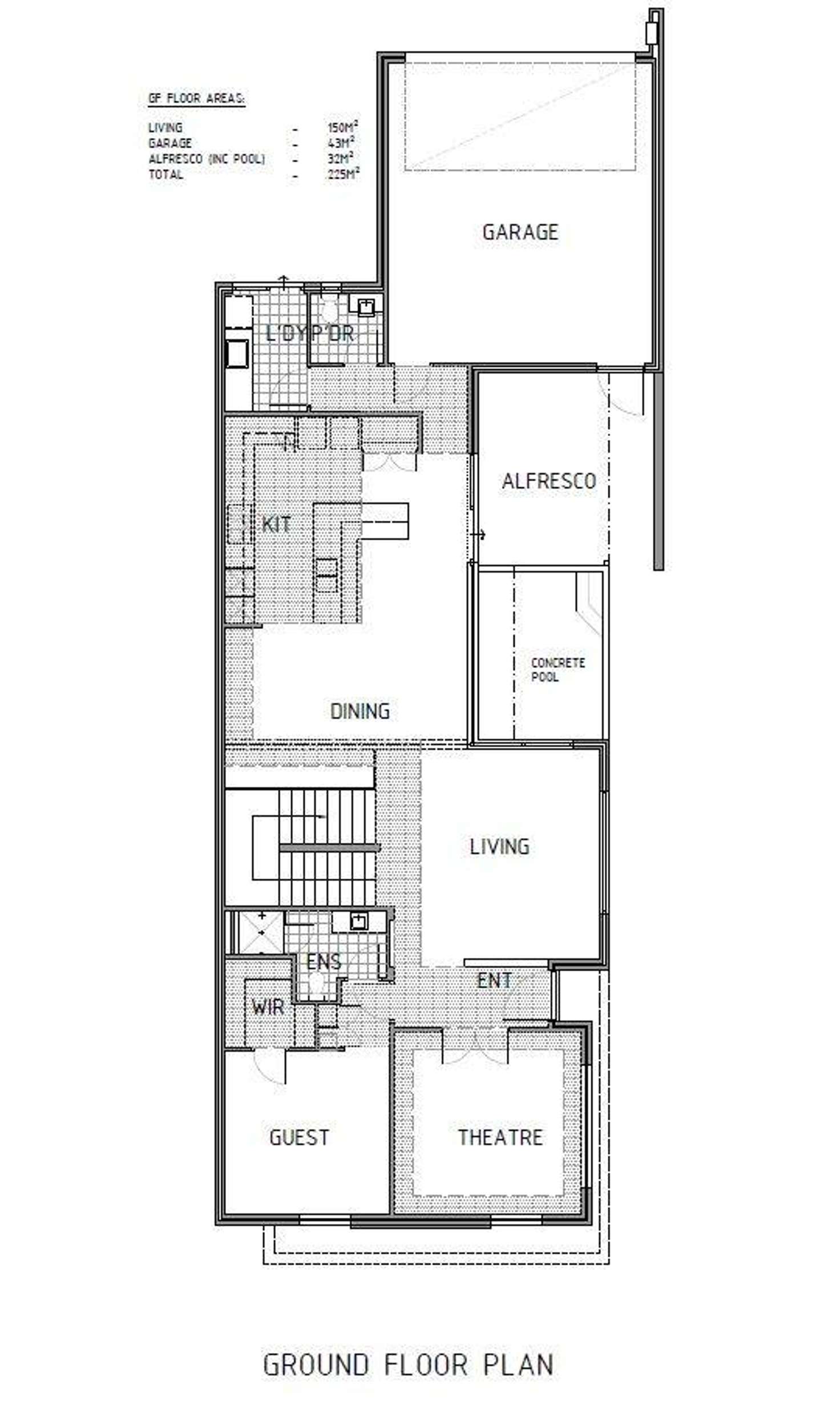 Floorplan of Homely house listing, 41 Stadium Drive, Floreat WA 6014