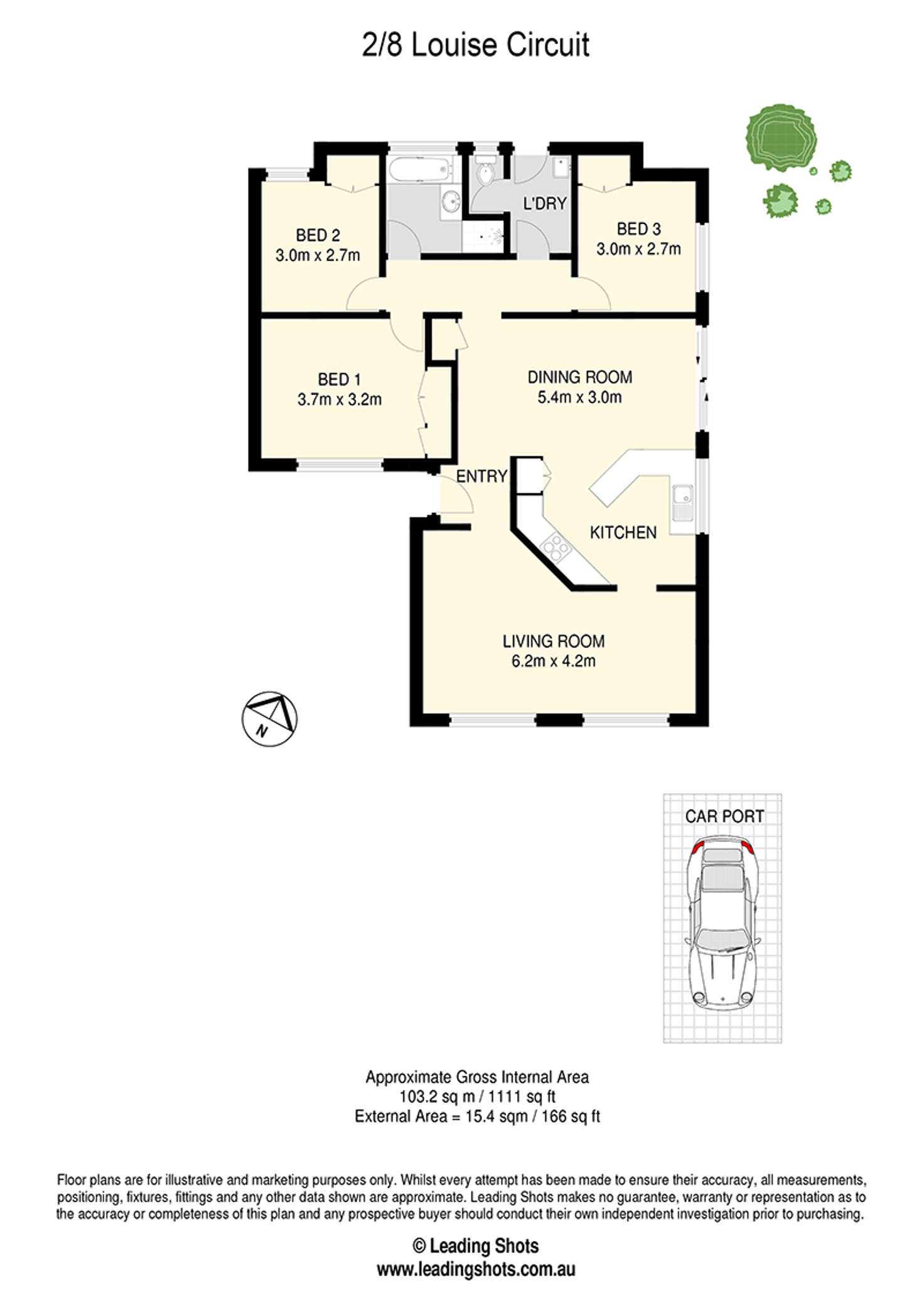 Floorplan of Homely house listing, 2/8 Louise Court, Silkstone QLD 4304