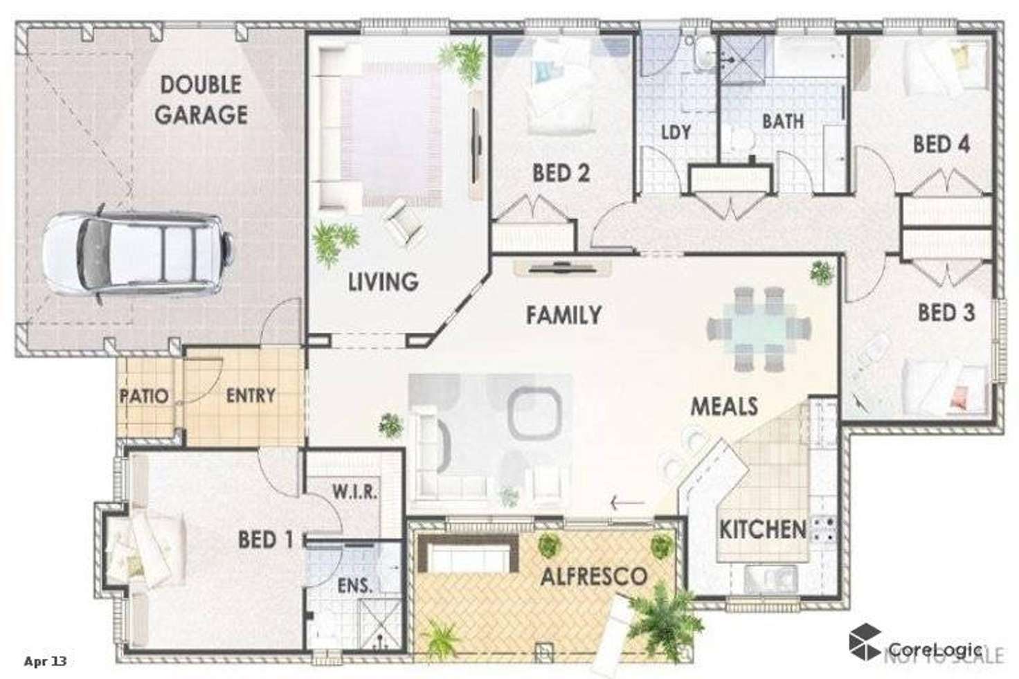 Floorplan of Homely house listing, 125 Aberglasslyn Road, Rutherford NSW 2320