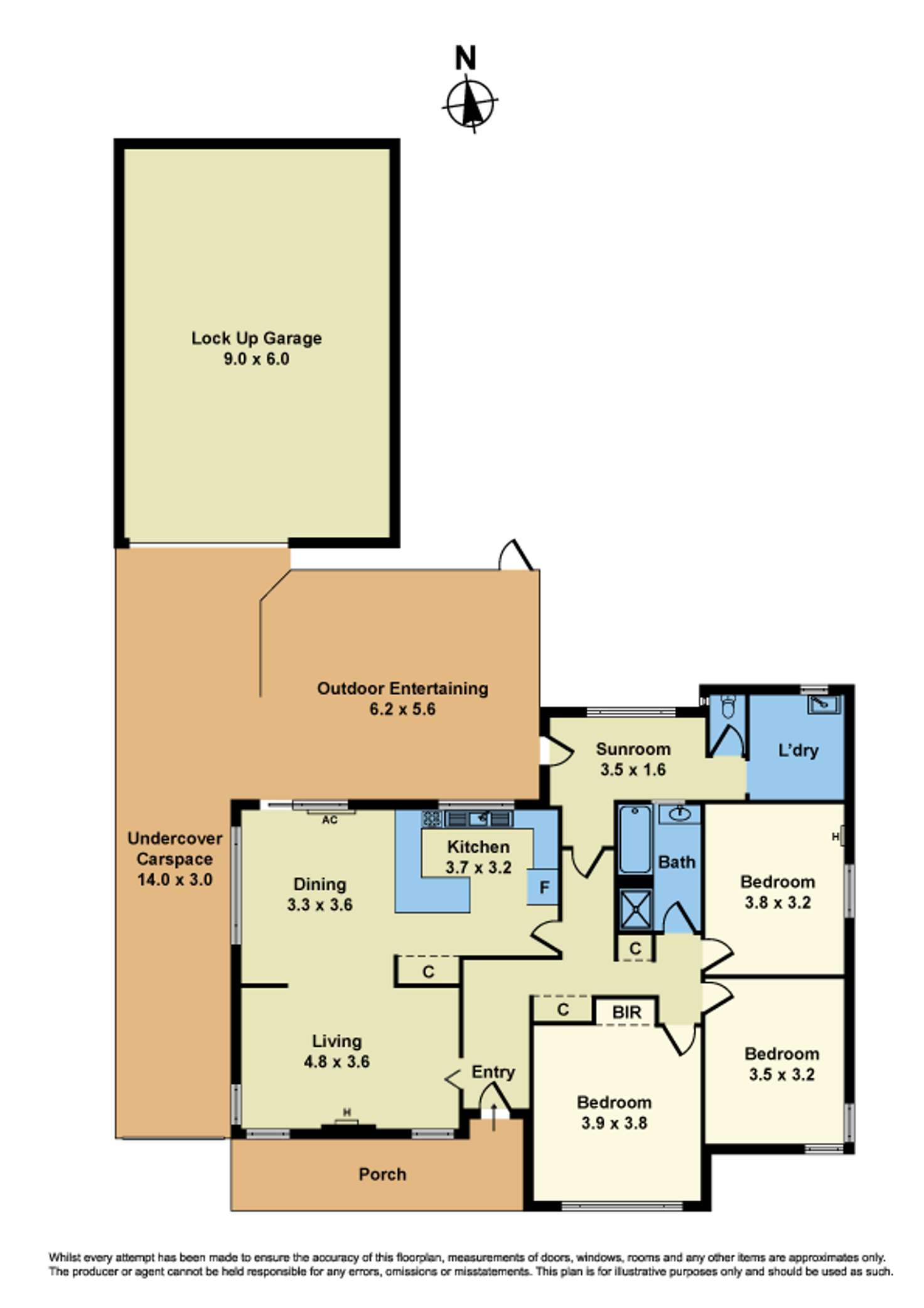 Floorplan of Homely house listing, 14 Burnewang Street, Albion VIC 3020