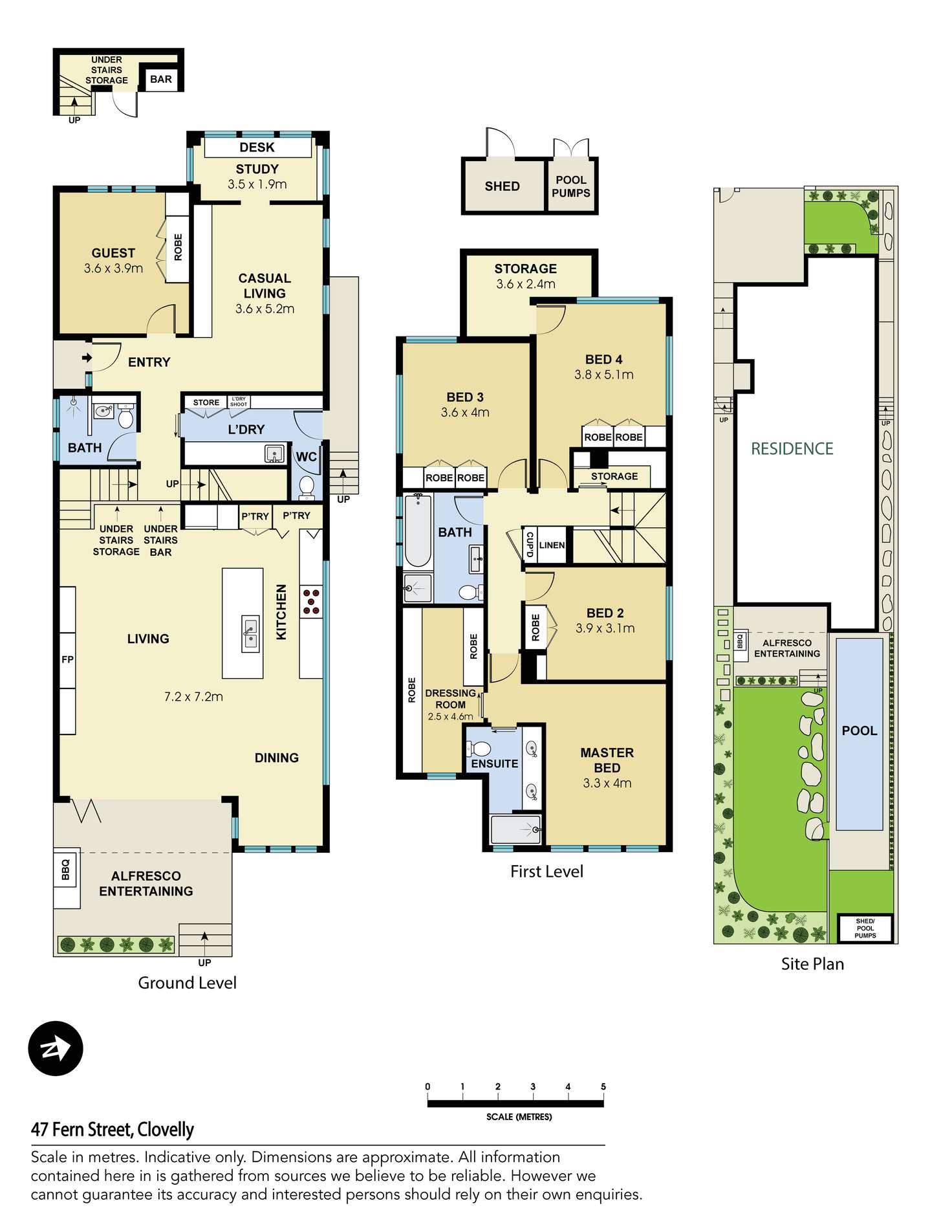 Floorplan of Homely house listing, 47 Fern Street, Clovelly NSW 2031