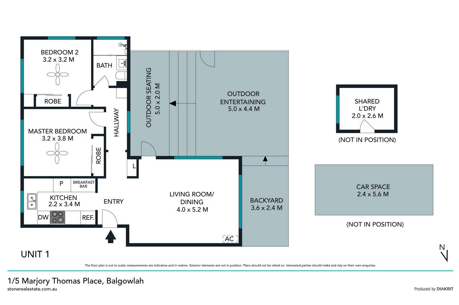 Floorplan of Homely blockOfUnits listing, 1/5 Marjory Thomas Place, Balgowlah NSW 2093