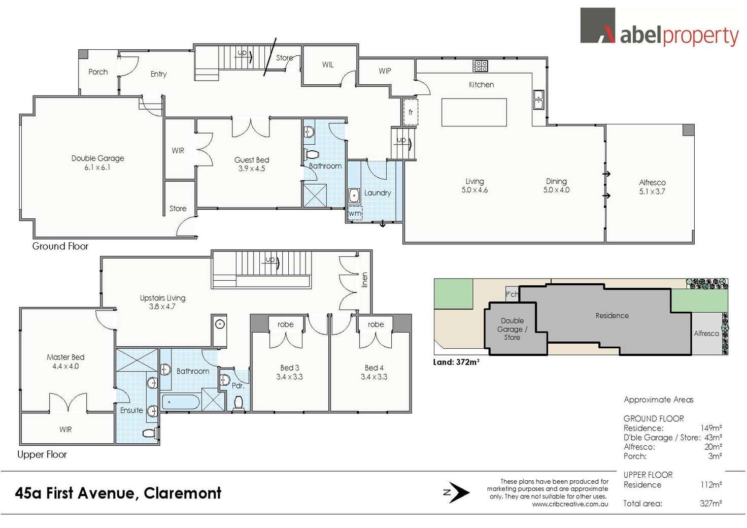 Floorplan of Homely house listing, 45A First Avenue, Claremont WA 6010
