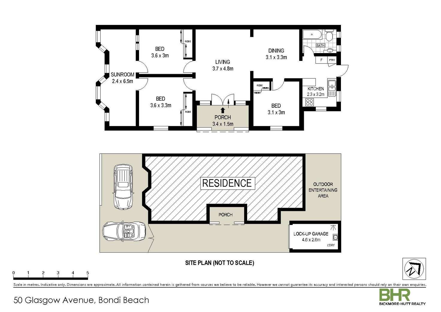 Floorplan of Homely house listing, 50 Glasgow Avenue, Bondi Beach NSW 2026