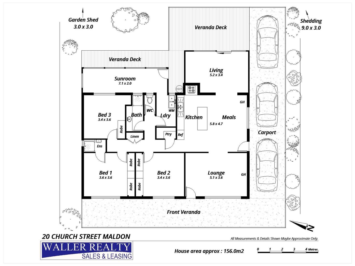 Floorplan of Homely house listing, 20 Church Street, Maldon VIC 3463