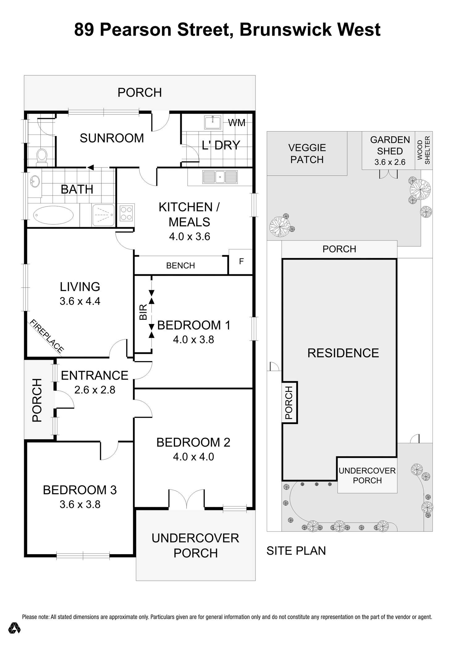Floorplan of Homely house listing, 89 Pearson Street, Brunswick West VIC 3055