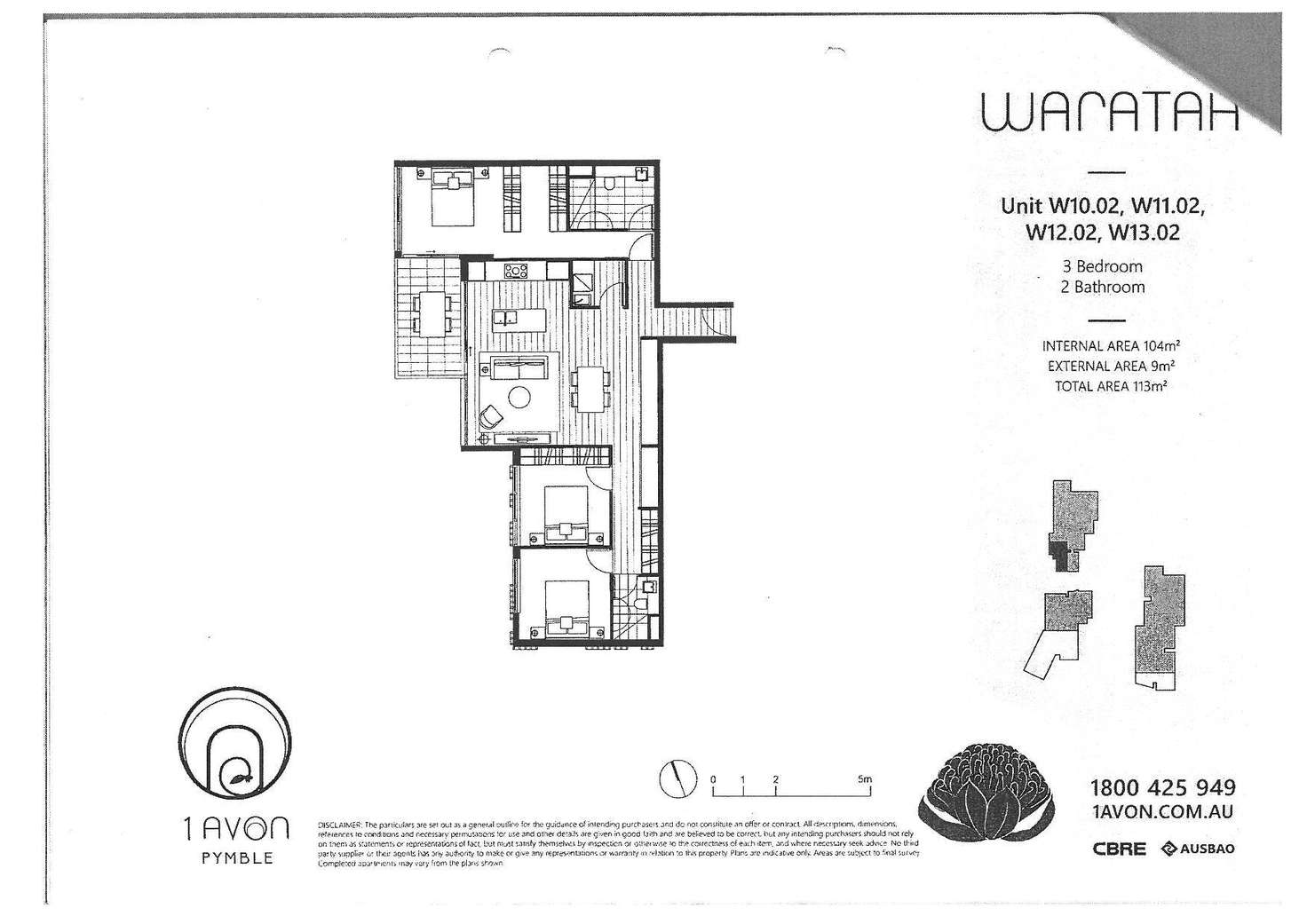 Floorplan of Homely apartment listing, W13.02/1 Avon Road, Pymble NSW 2073