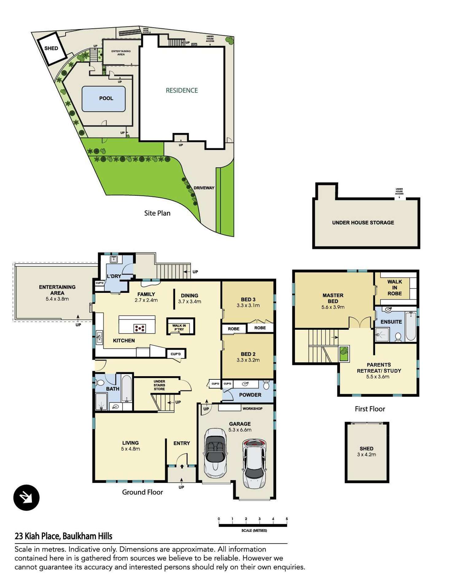 Floorplan of Homely house listing, 23 Kiah Place, Baulkham Hills NSW 2153