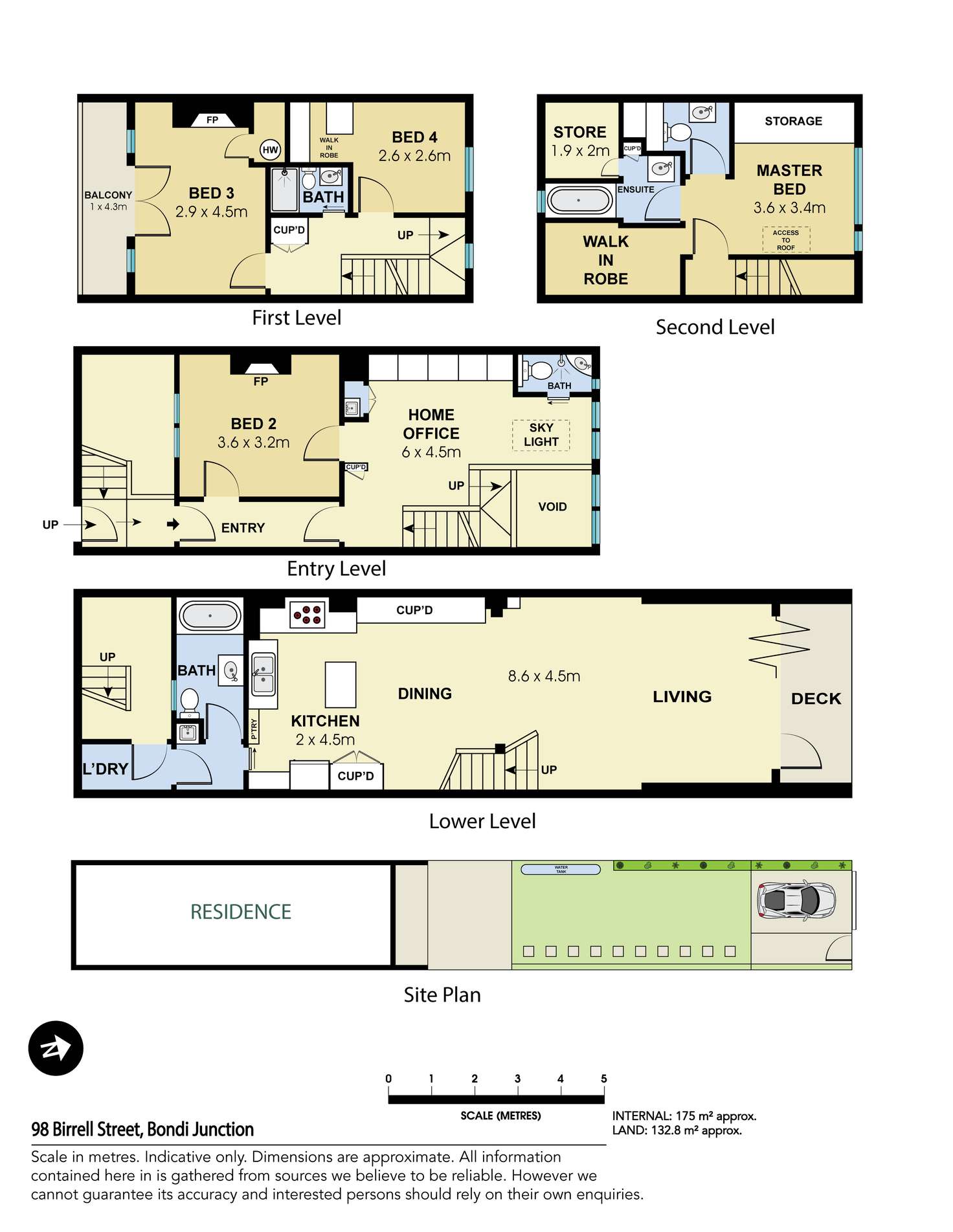 Floorplan of Homely house listing, 98 Birrell Street, Bondi Junction NSW 2022