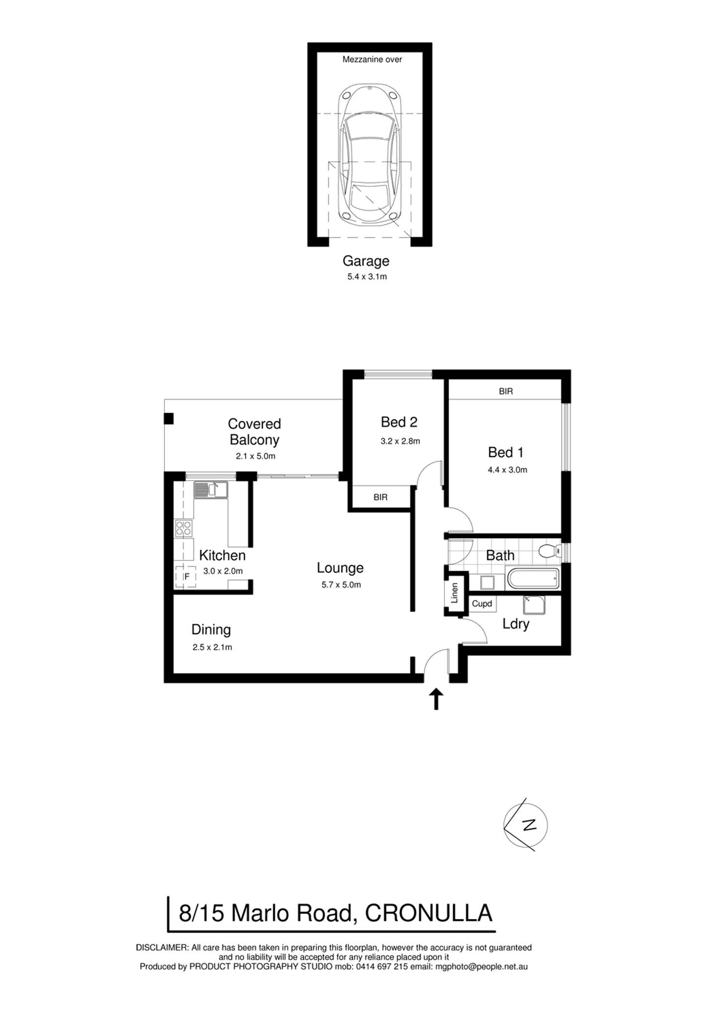 Floorplan of Homely apartment listing, 8/15 Marlo Road, Cronulla NSW 2230