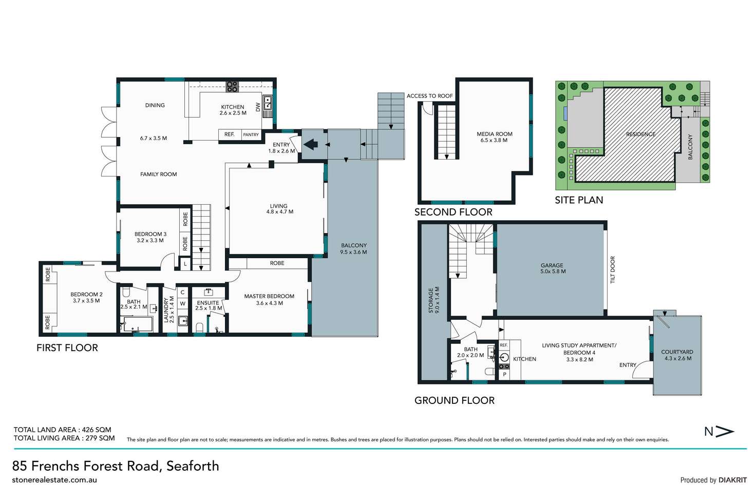 Floorplan of Homely house listing, 85 Frenchs Forest Road, Seaforth NSW 2092