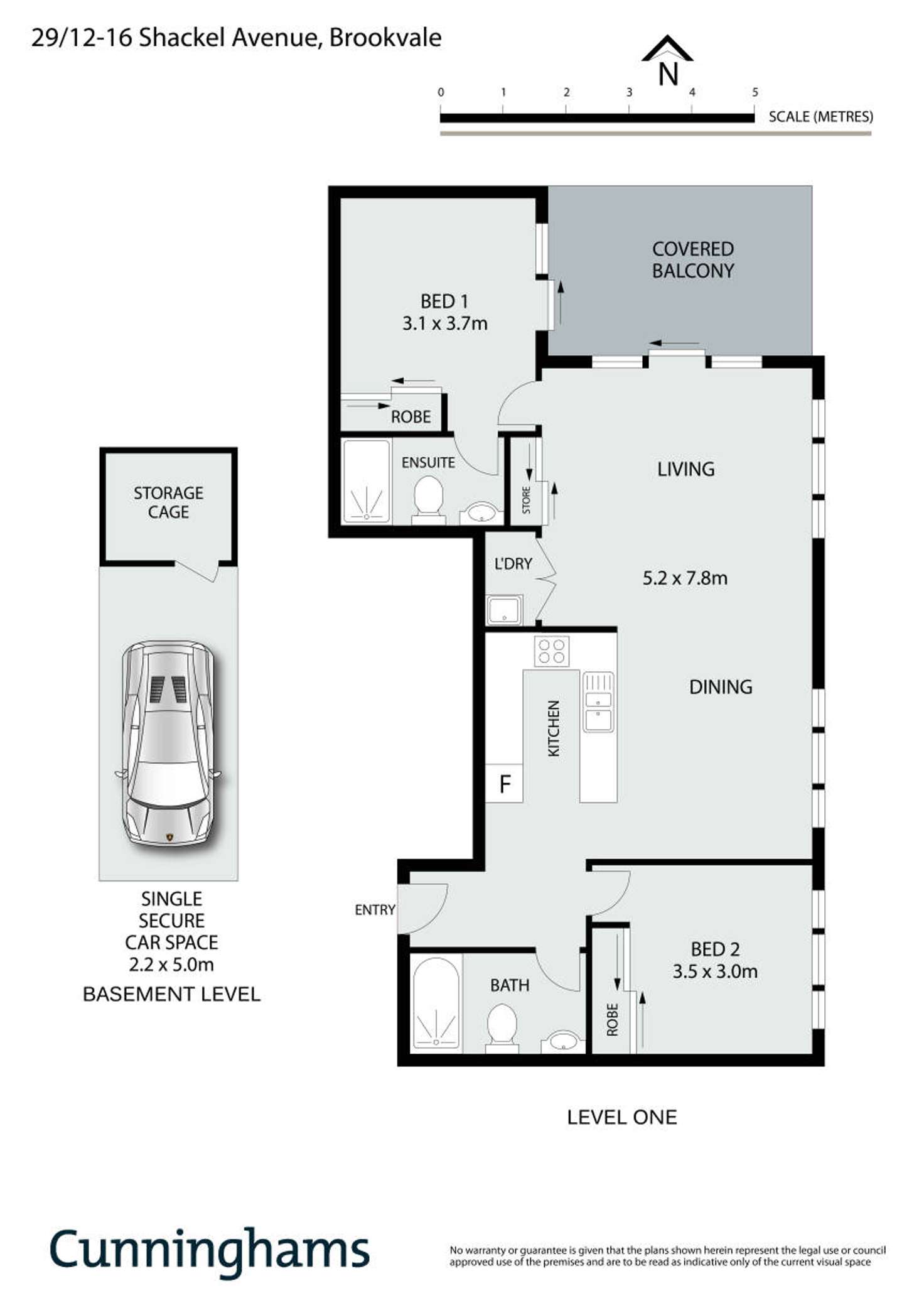 Floorplan of Homely apartment listing, 29/12-16 Shackel Avenue, Brookvale NSW 2100