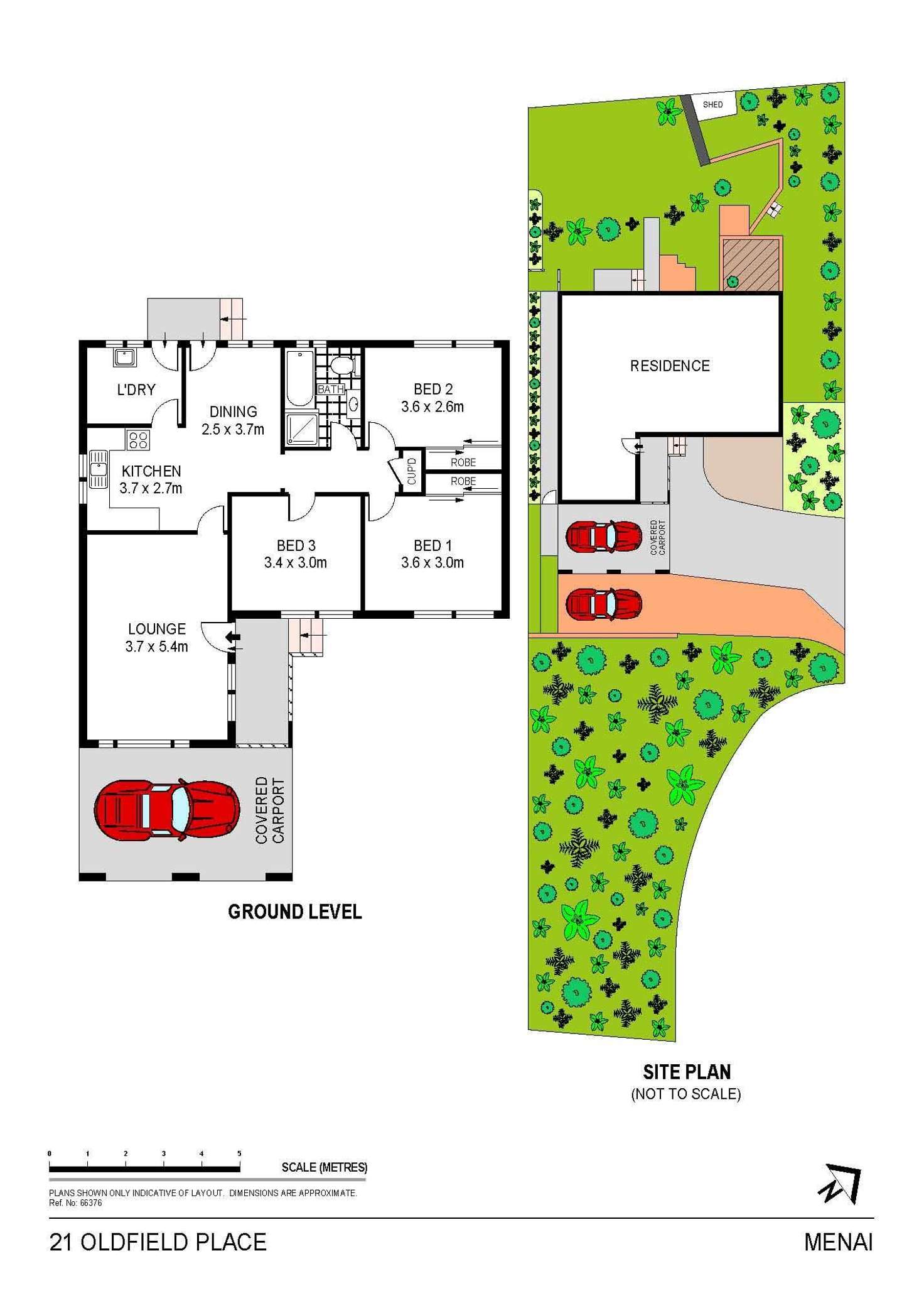 Floorplan of Homely house listing, 21 Oldfield Place, Menai NSW 2234