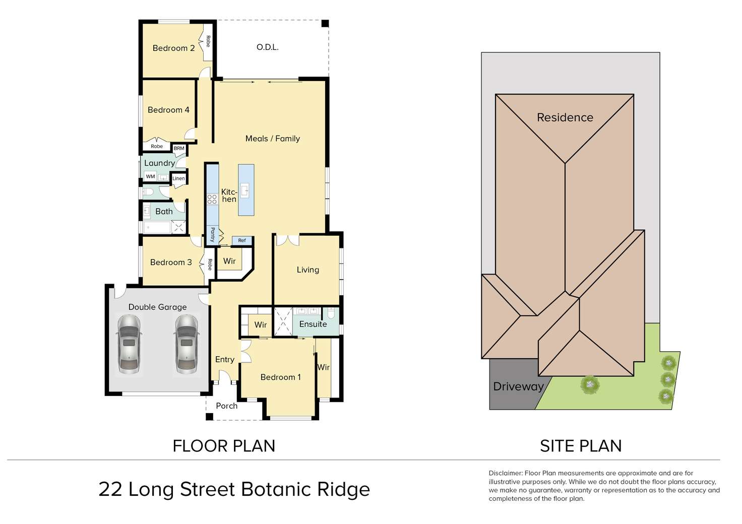 Floorplan of Homely house listing, 22 Long Street, Botanic Ridge VIC 3977