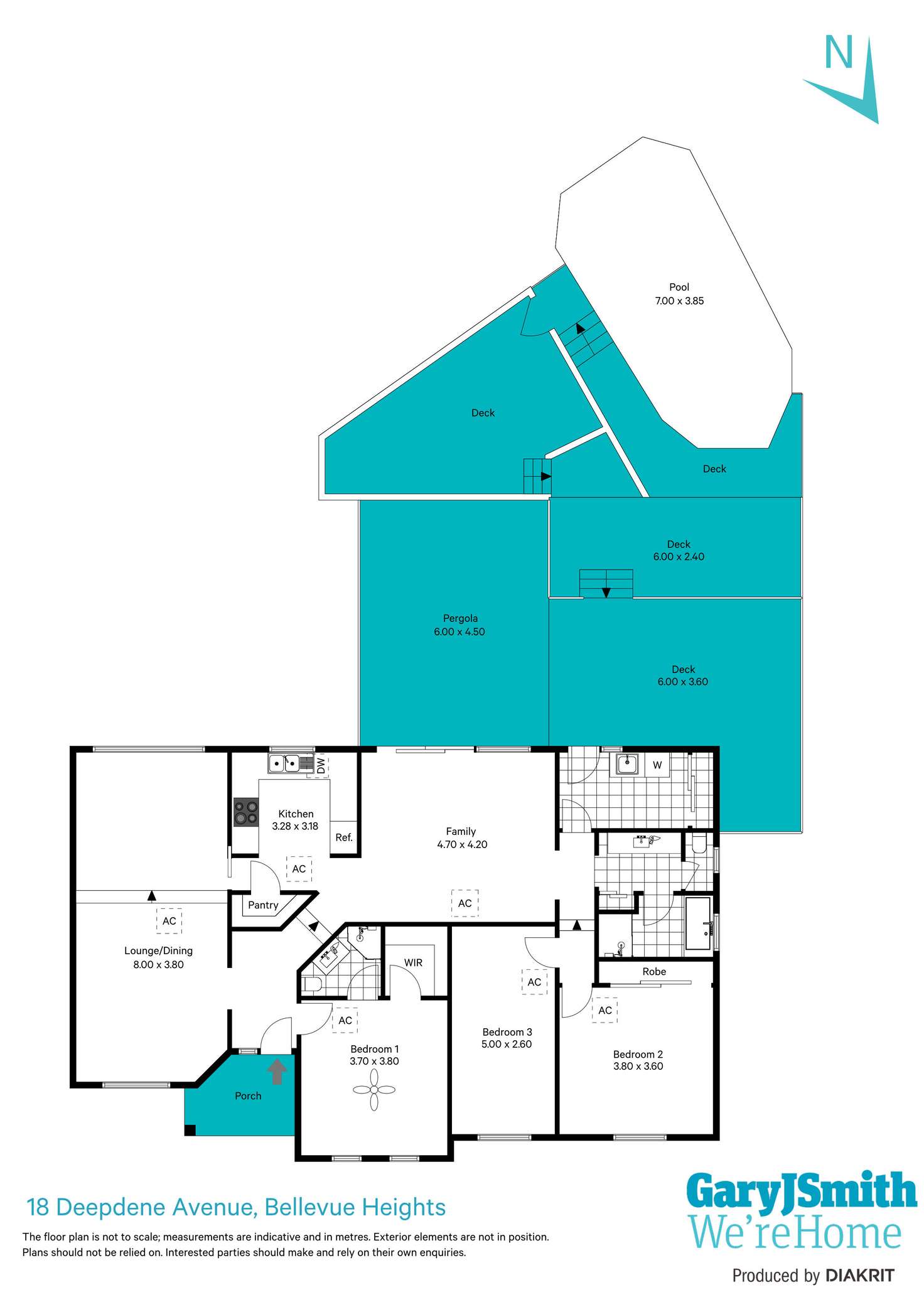 Floorplan of Homely house listing, 18 Deepdene Avenue, Bellevue Heights SA 5050