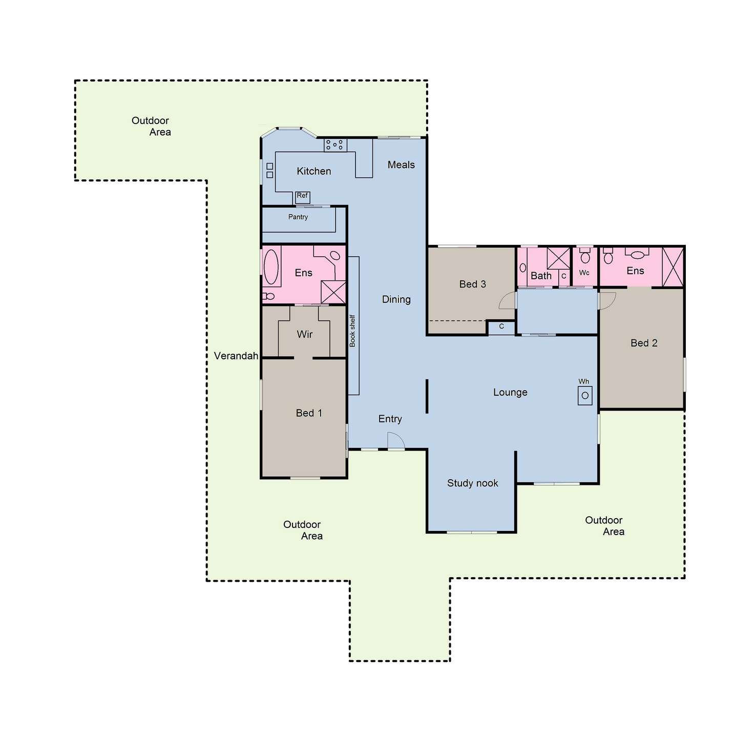 Floorplan of Homely house listing, 1315 Maryborough-Dunolly Road, Bet Bet VIC 3472
