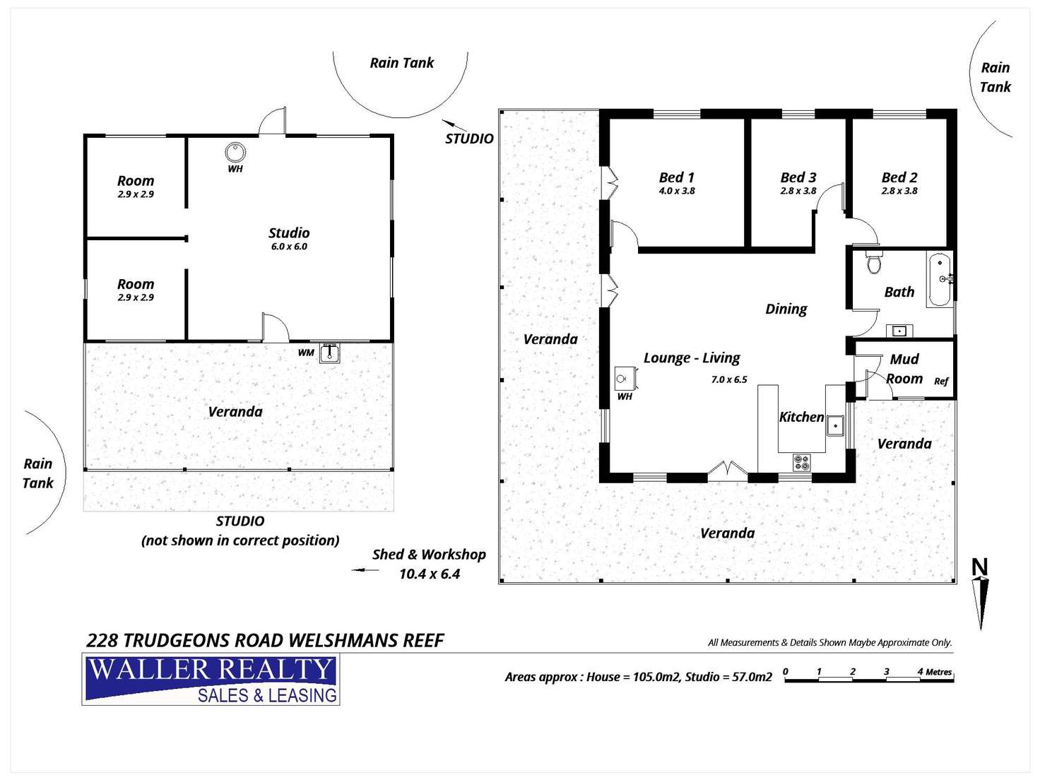 Floorplan of Homely house listing, 228 Trudgeons Road, Welshmans Reef VIC 3462