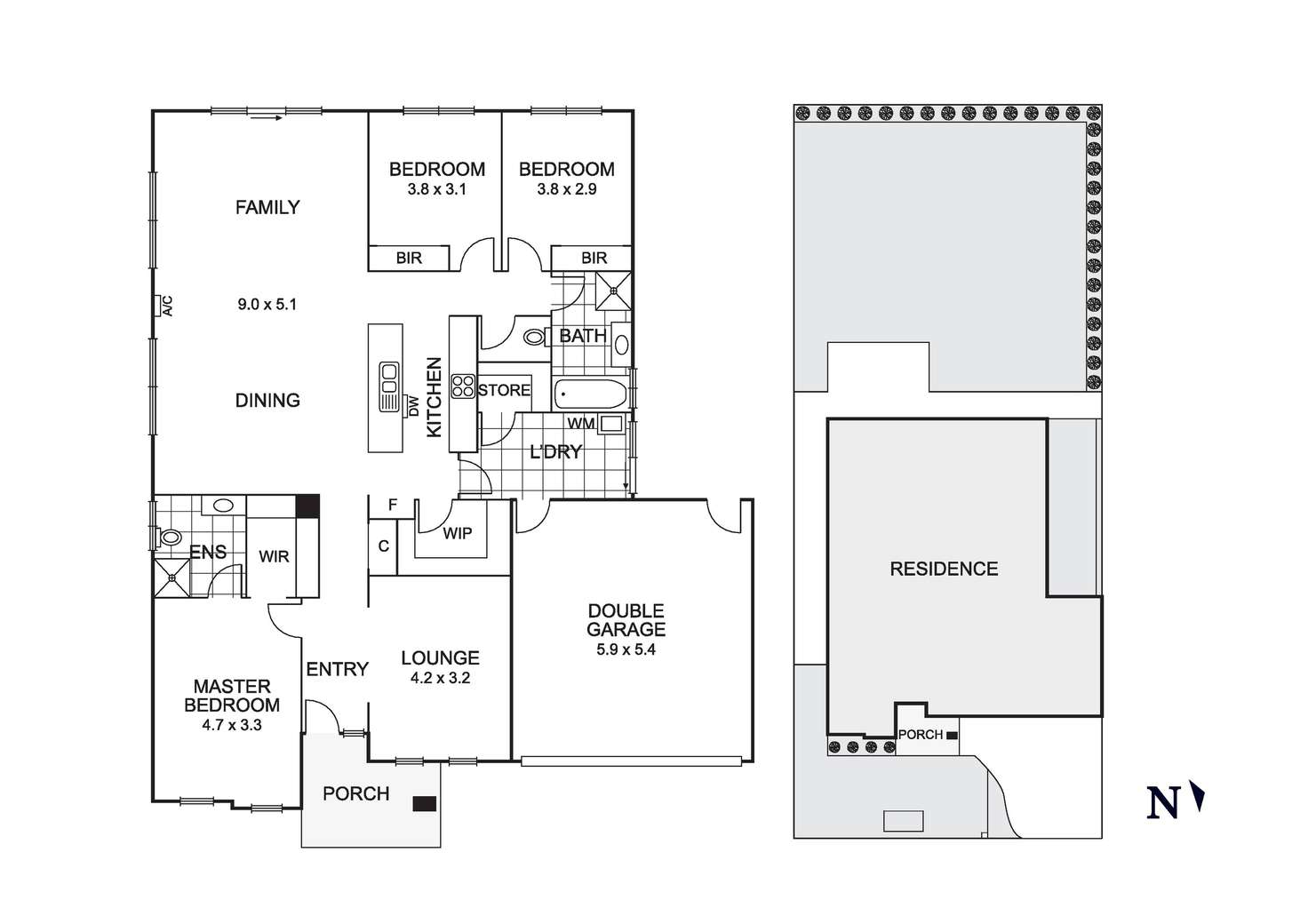 Floorplan of Homely house listing, 10 Avonwood Avenue, Wyndham Vale VIC 3024