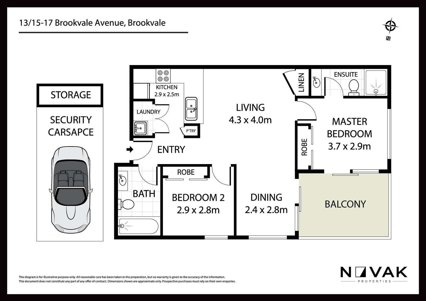 Floorplan of Homely apartment listing, 13/15-17 Brookvale Avenue, Brookvale NSW 2100