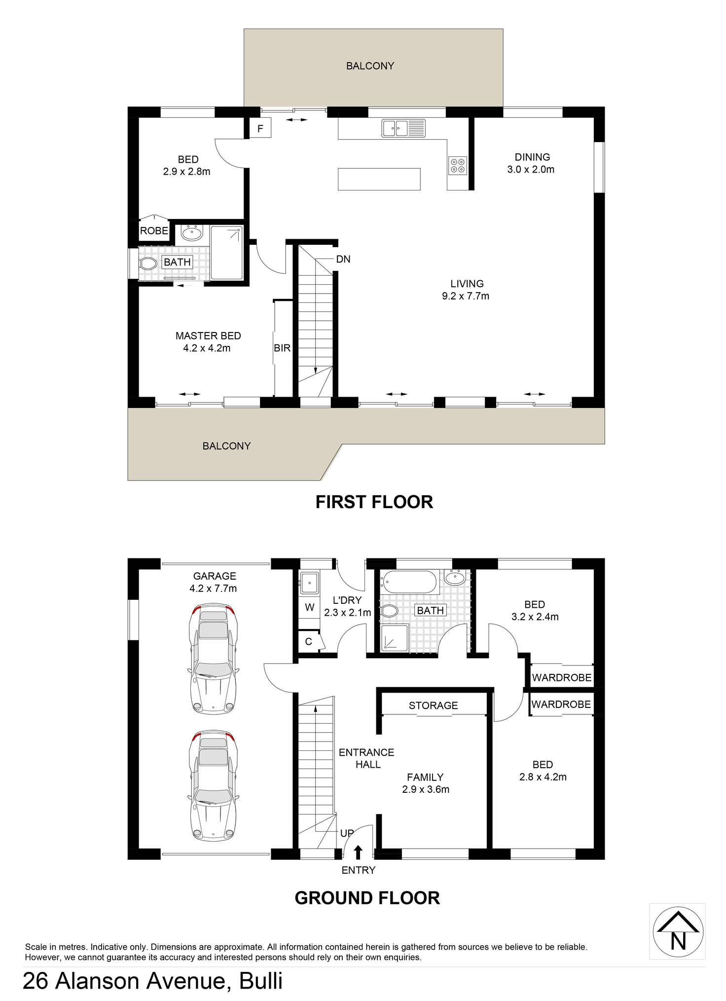 Floorplan of Homely house listing, 26 Alanson Avenue, Bulli NSW 2516