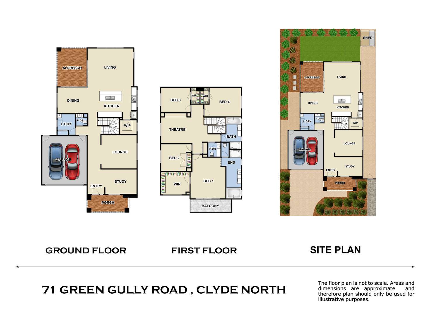 Floorplan of Homely house listing, 71 Green Gully Road, Clyde VIC 3978