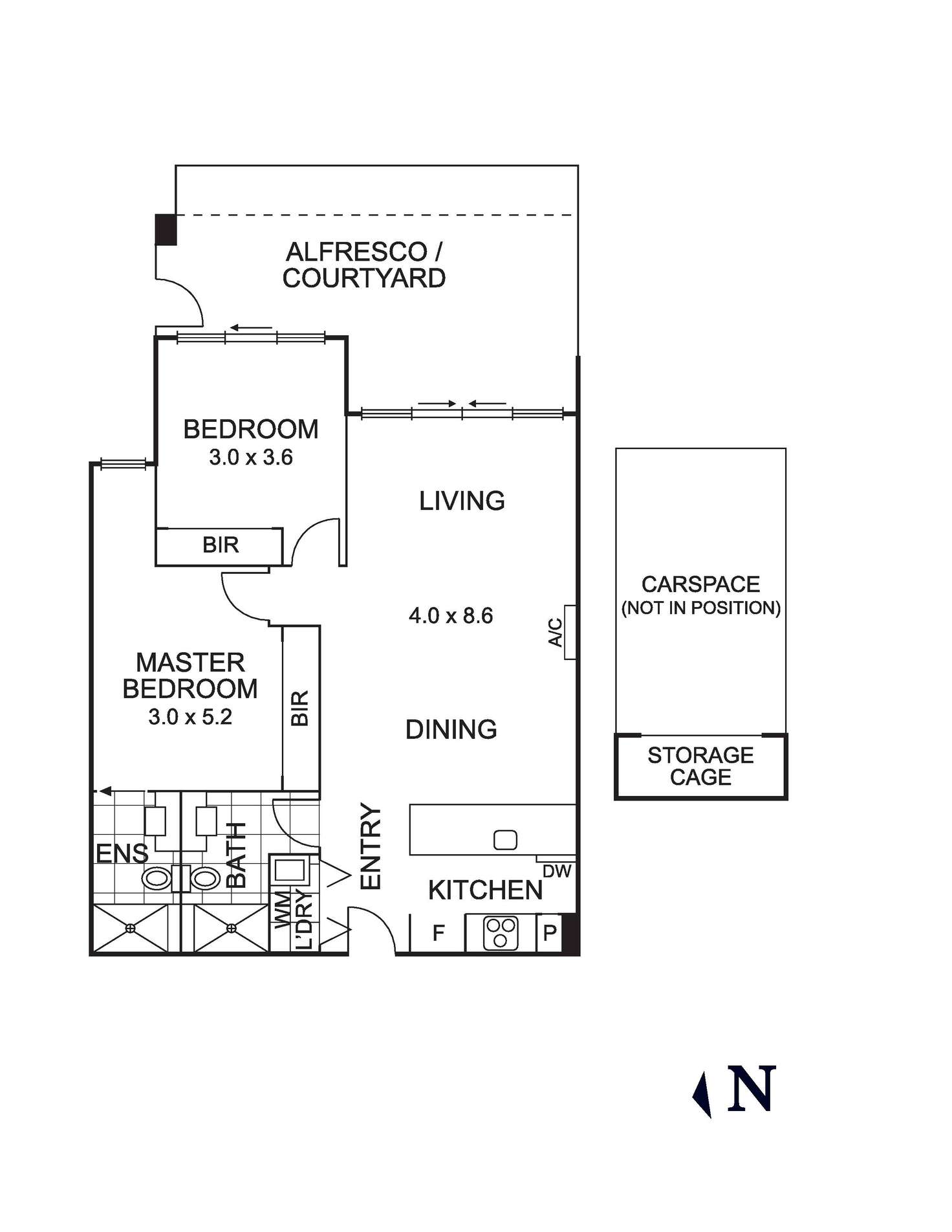 Floorplan of Homely apartment listing, GC12/23 Cumberland. Road, Pascoe Vale South VIC 3044