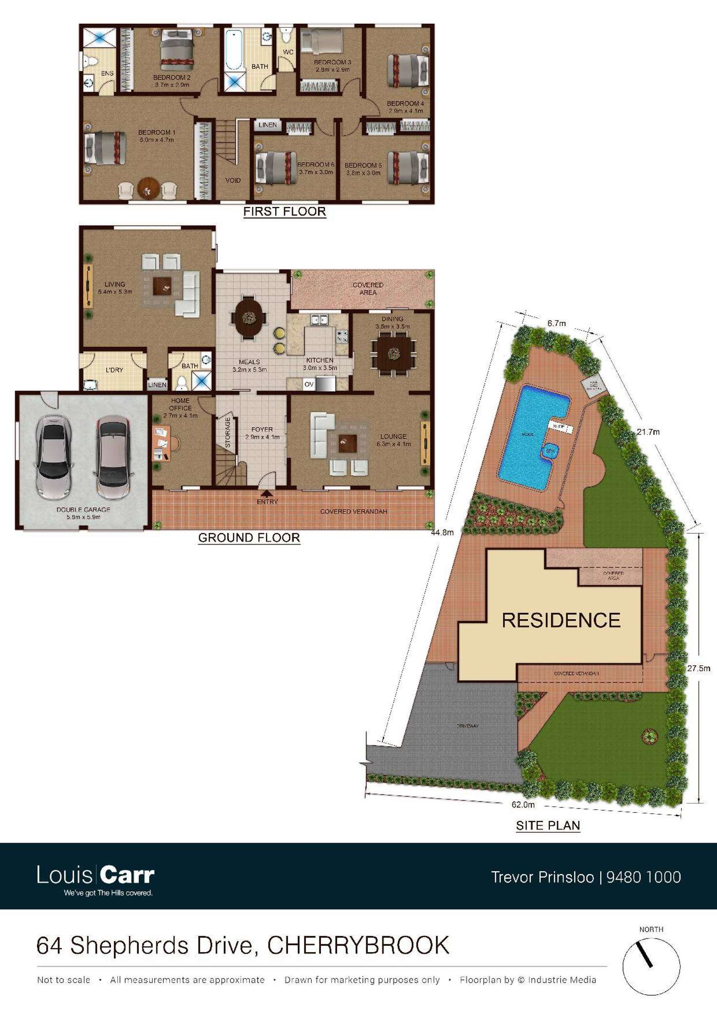 Floorplan of Homely house listing, 64 Shepherds Drive, Cherrybrook NSW 2126
