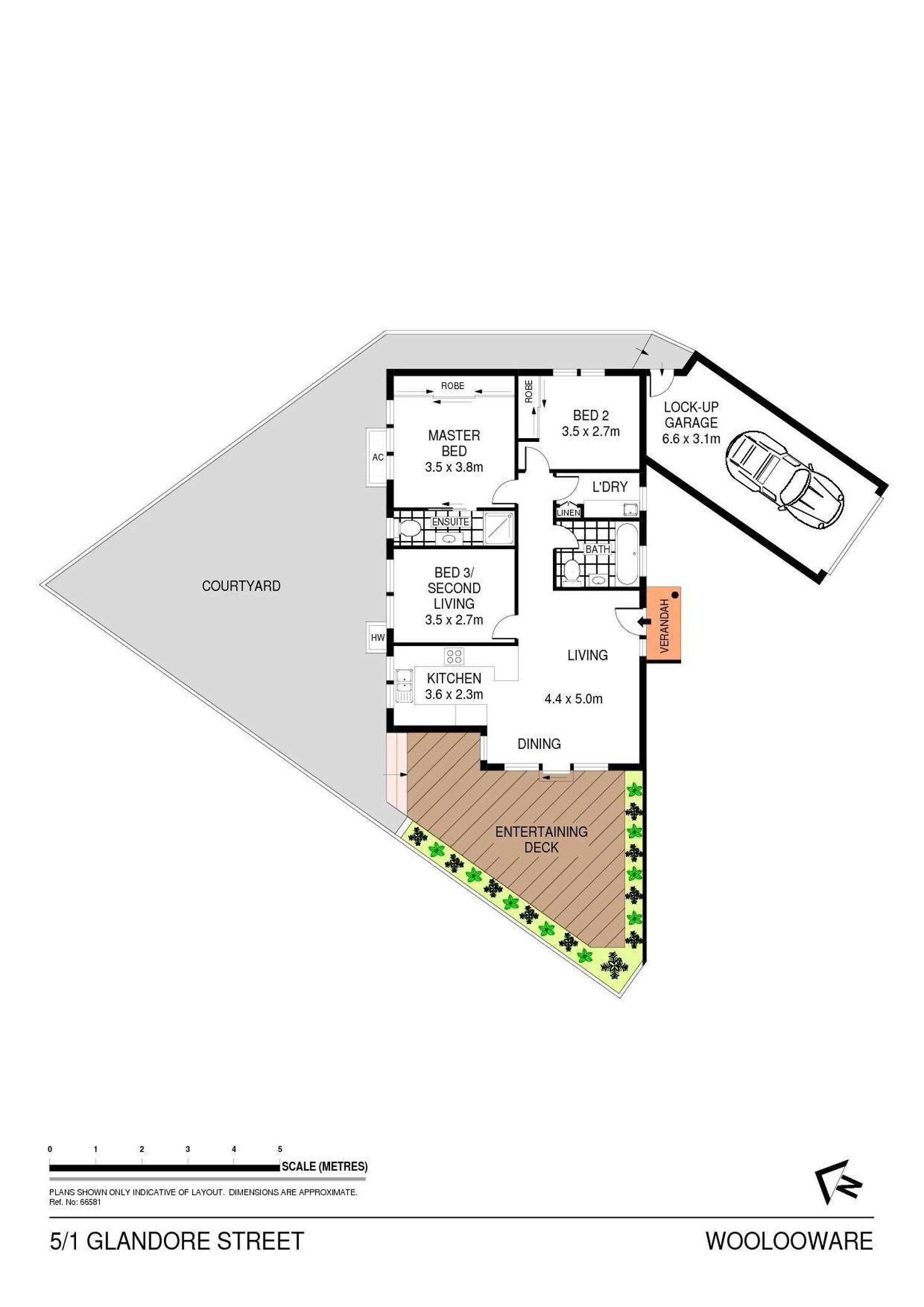 Floorplan of Homely villa listing, 5/1 Glandore Street, Woolooware NSW 2230