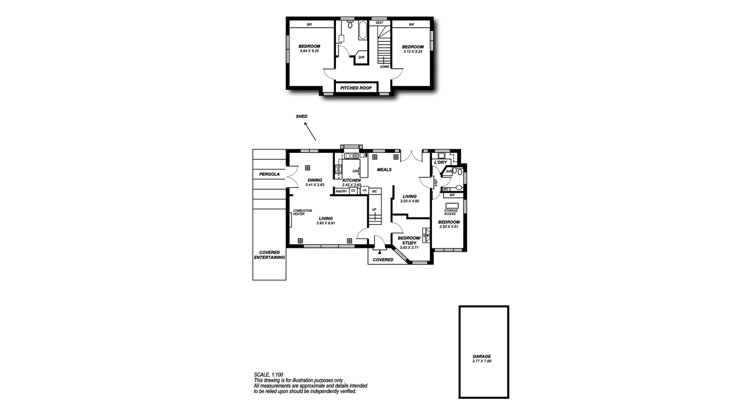 Floorplan of Homely house listing, 4 Adnunda Place, Beaumont SA 5066