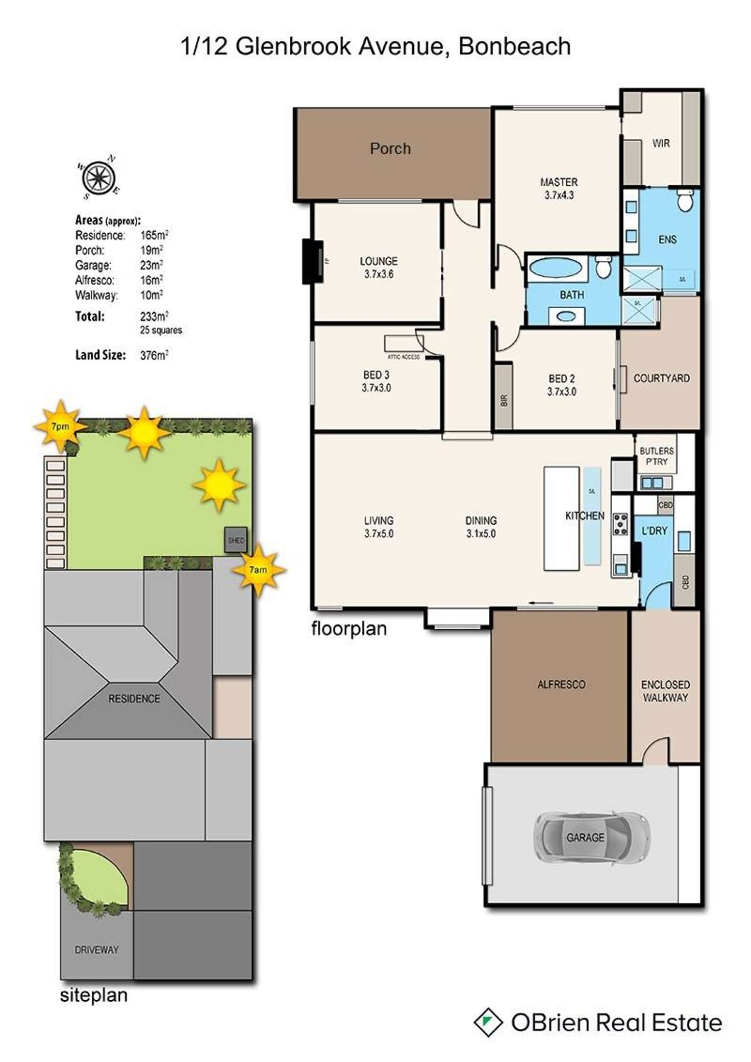 Floorplan of Homely house listing, 1/12 Glenbrook Avenue, Bonbeach VIC 3196