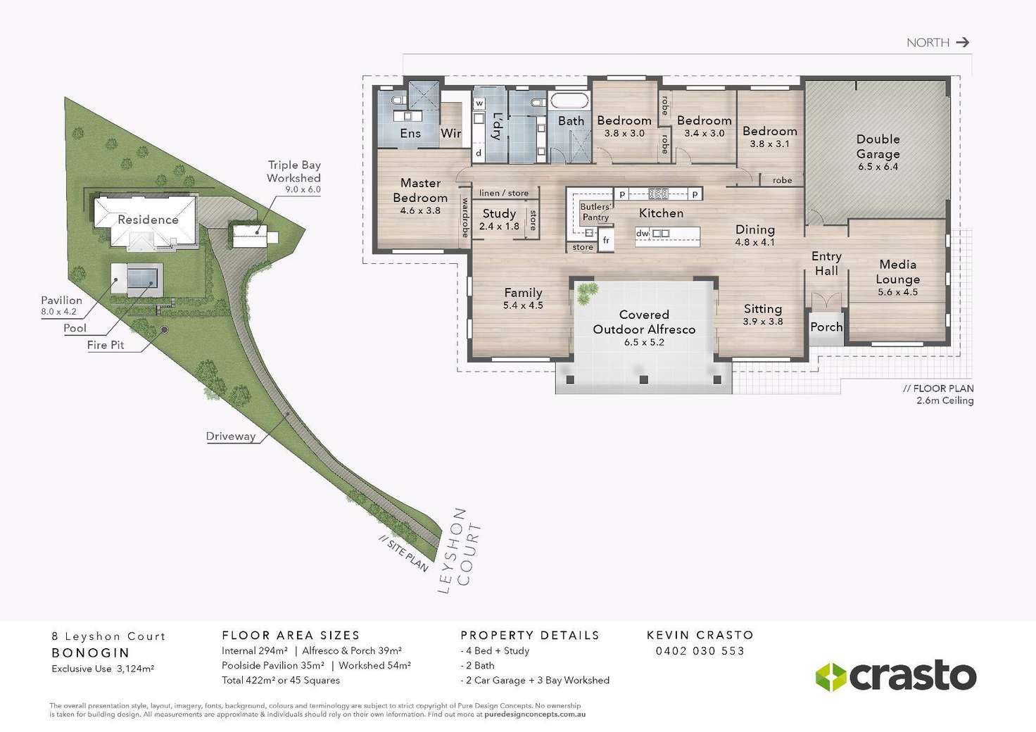 Floorplan of Homely house listing, 8 Leyshon Court, Bonogin QLD 4213