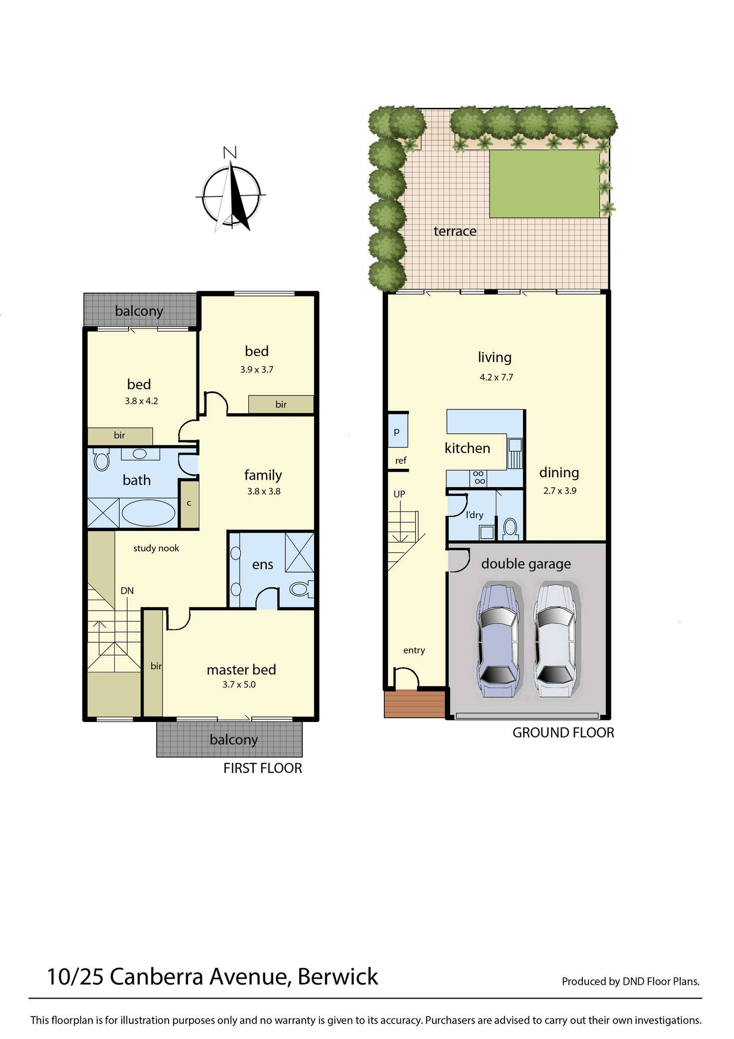 Floorplan of Homely house listing, 10/25 Canberra Avenue, Berwick VIC 3806