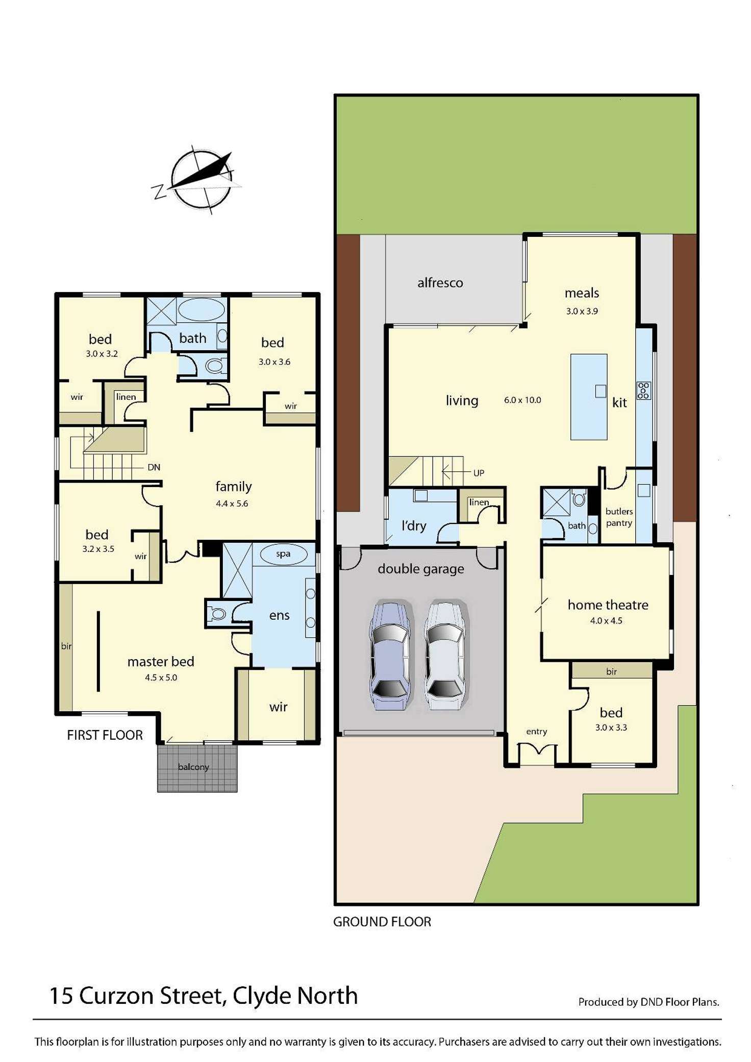 Floorplan of Homely house listing, 15 Curzon Street, Clyde North VIC 3978