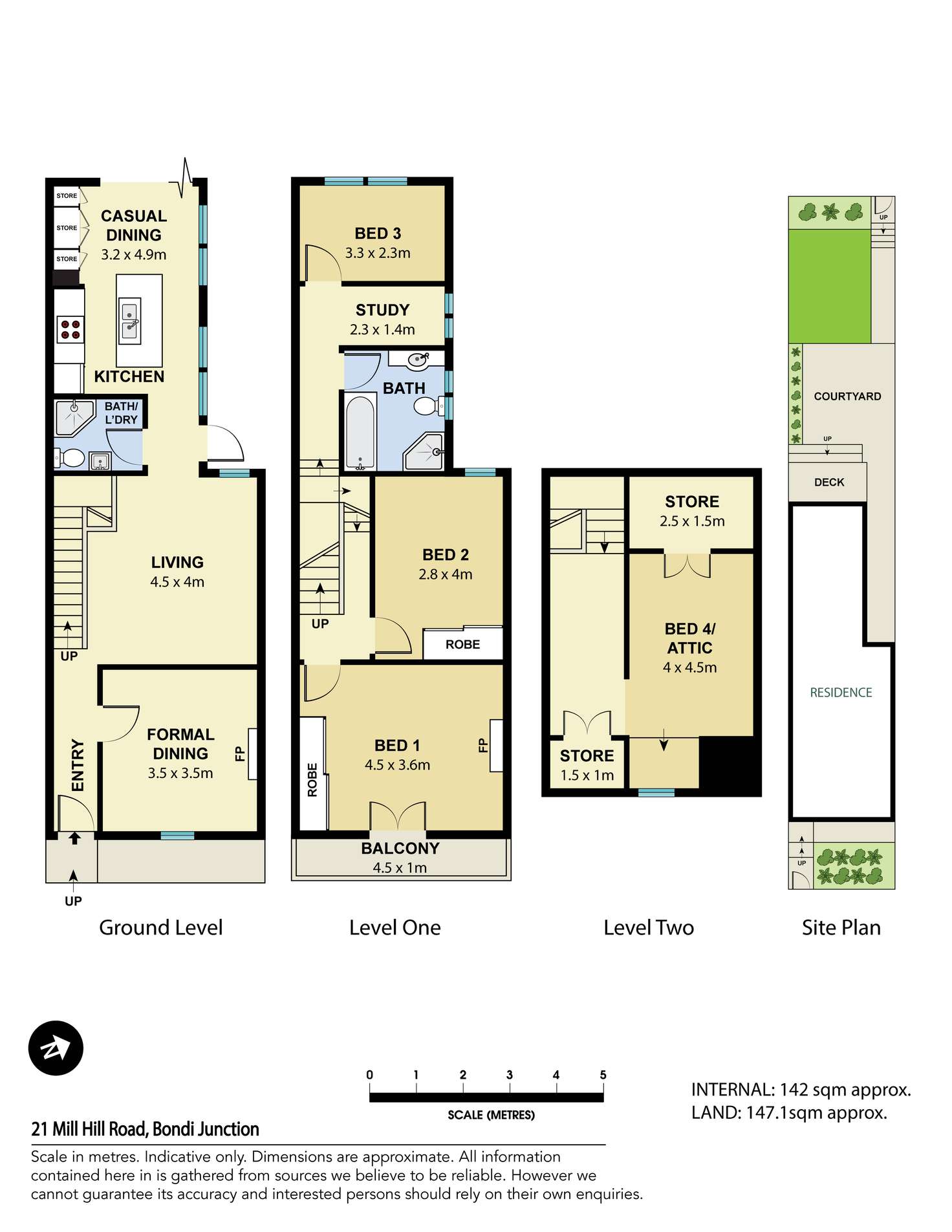 Floorplan of Homely house listing, 21 Mill Hill Road, Bondi Junction NSW 2022