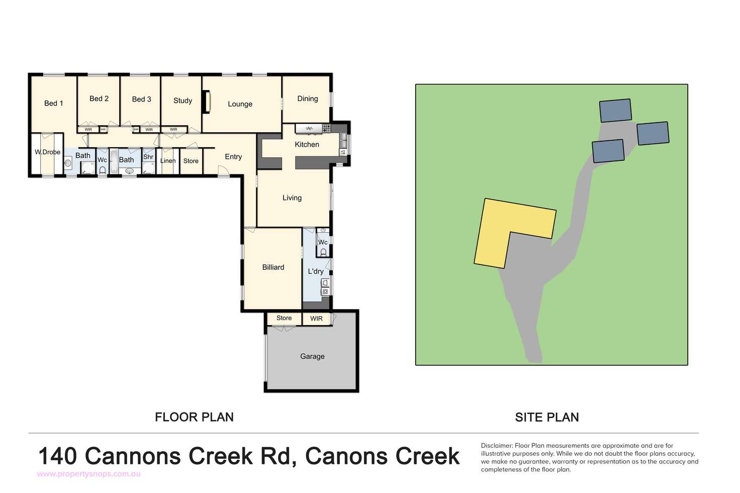 Floorplan of Homely house listing, 140 Cannons Creek Road, Cannons Creek VIC 3977