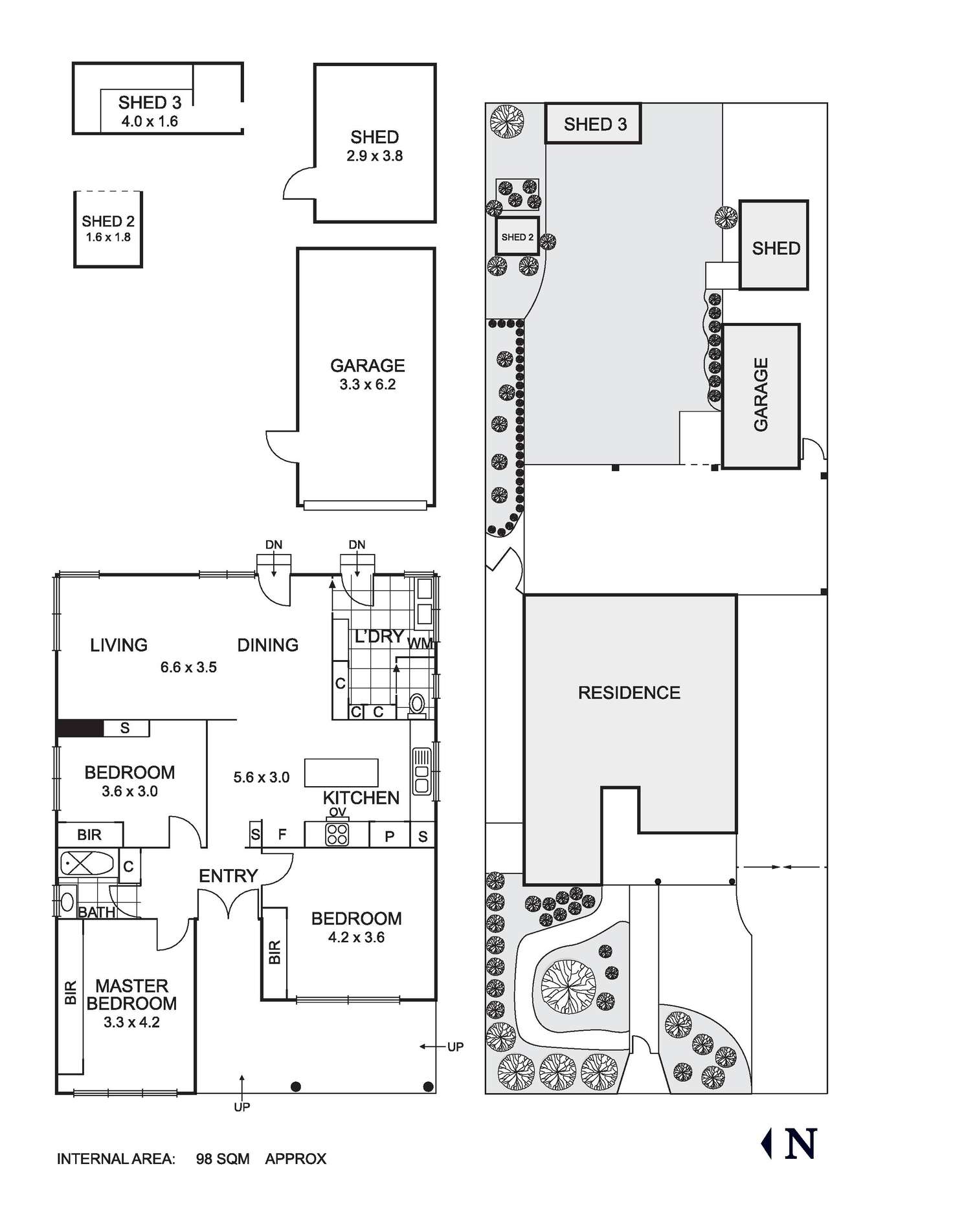 Floorplan of Homely house listing, 22 Ledger Avenue, Fawkner VIC 3060