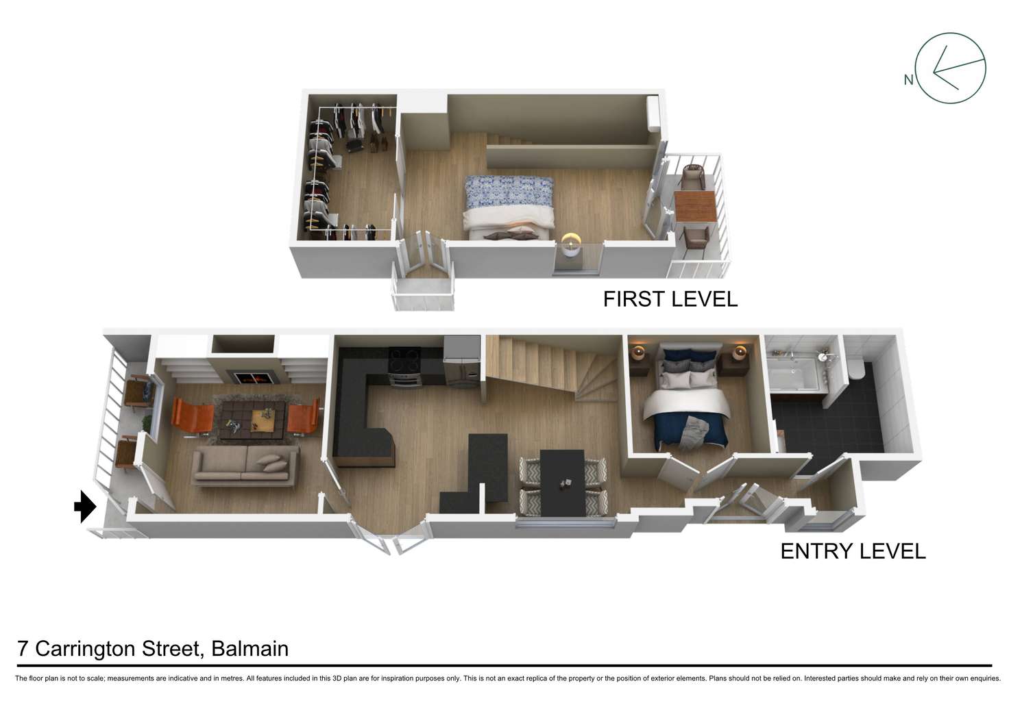 Floorplan of Homely house listing, 7 Carrington Street, Balmain NSW 2041