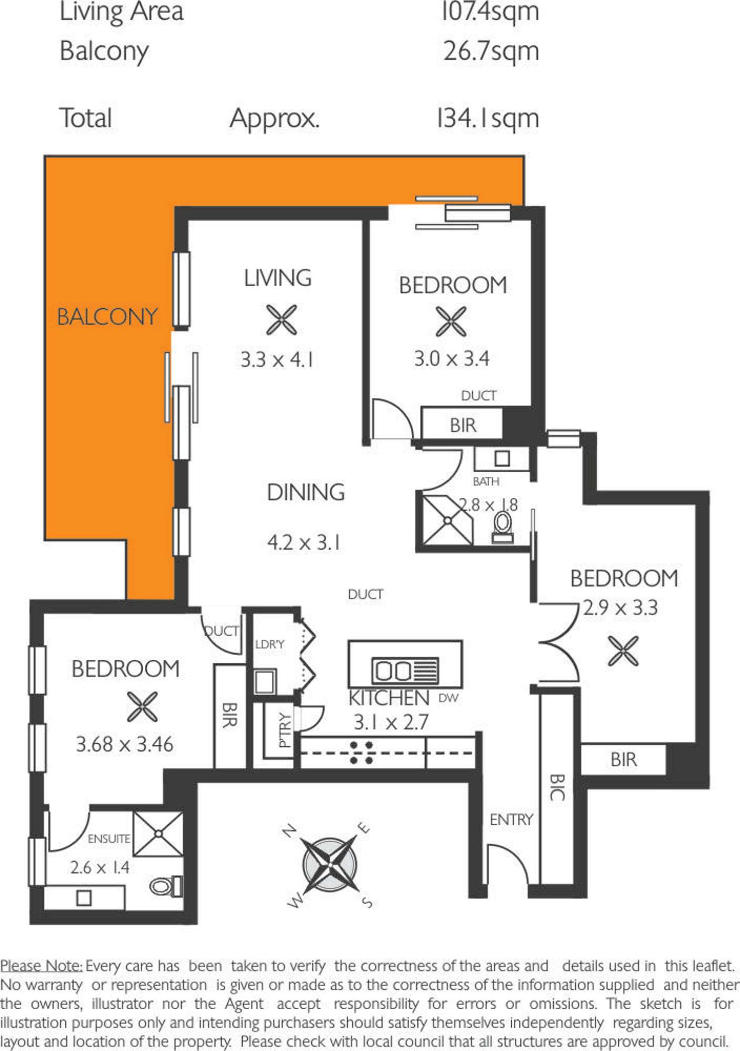 Floorplan of Homely apartment listing, 108/53 Gibson Street, Bowden SA 5007