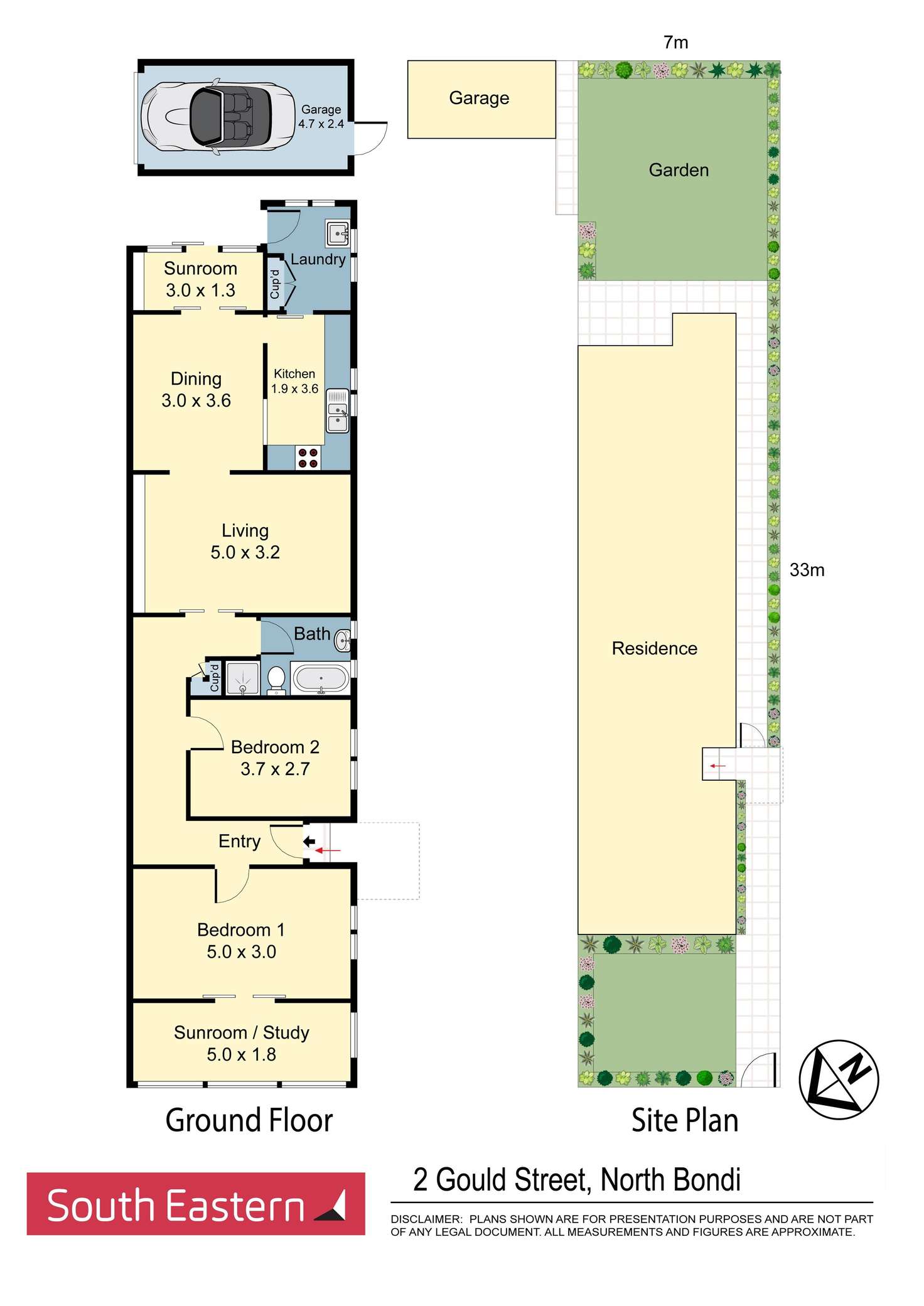 Floorplan of Homely semiDetached listing, 2 Gould Street, North Bondi NSW 2026