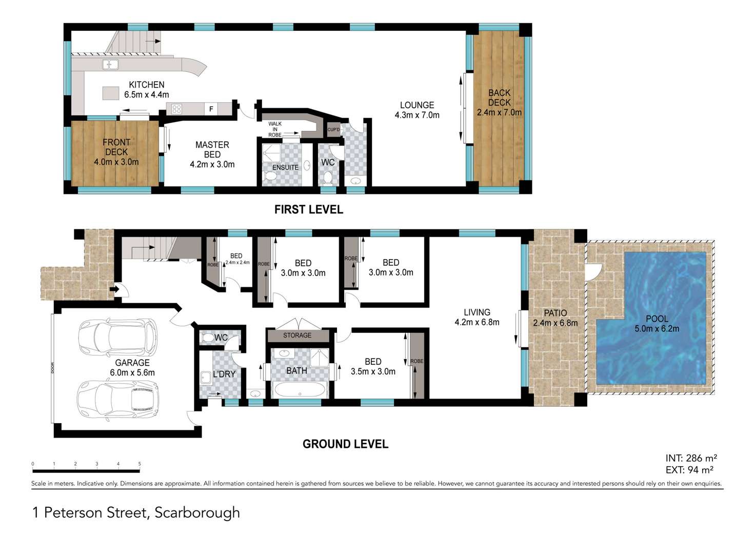 Floorplan of Homely house listing, 1 Peterson Street, Scarborough QLD 4020