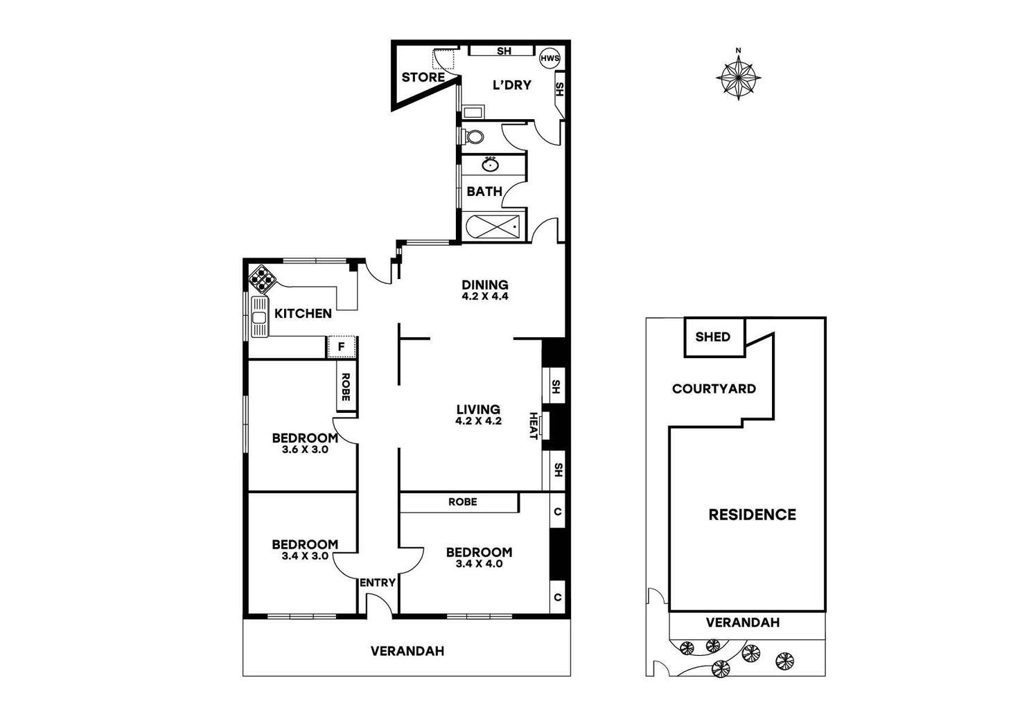 Floorplan of Homely house listing, 82 Keele Street, Collingwood VIC 3066