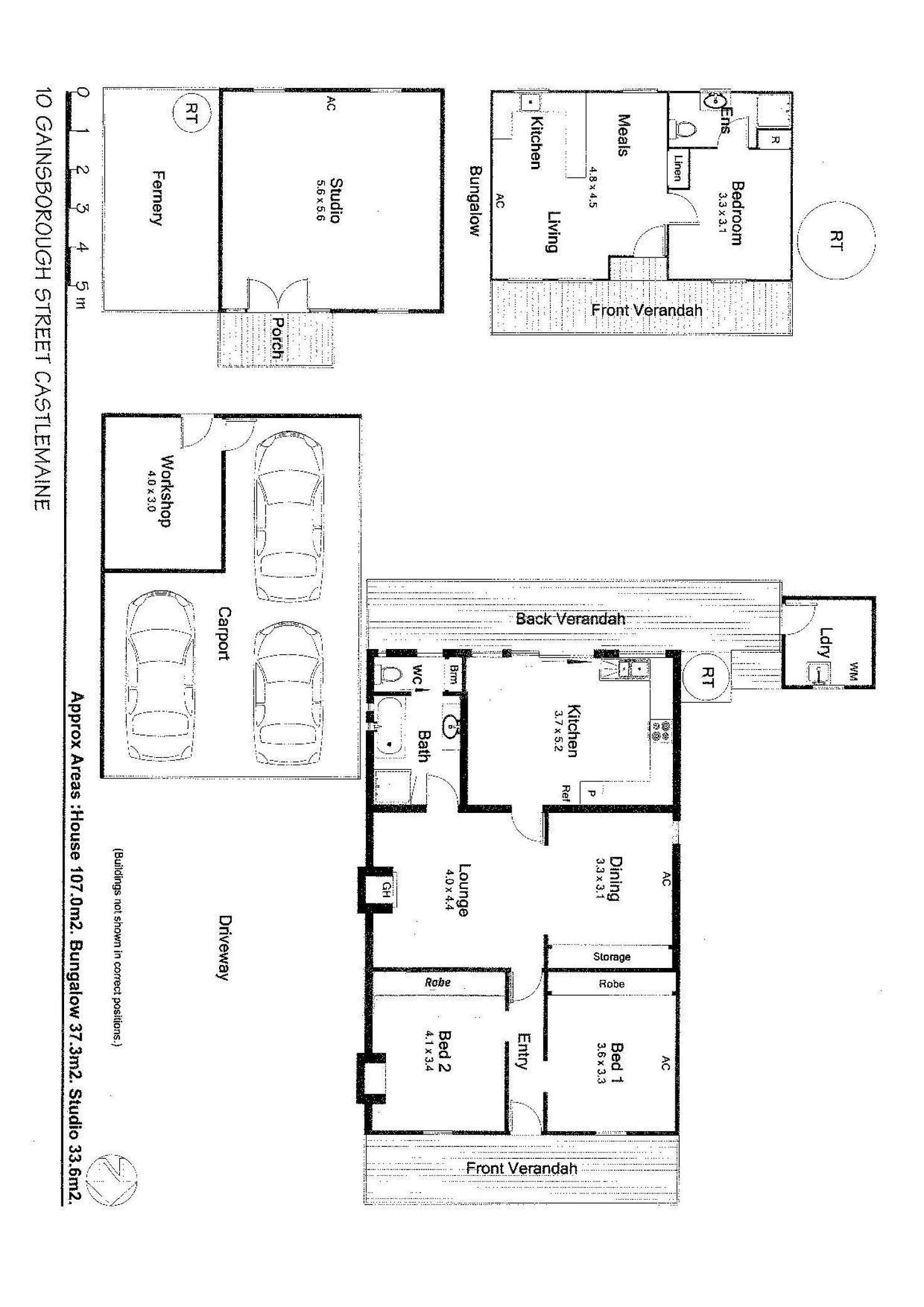 Floorplan of Homely house listing, 10 Gainsborough Street, Castlemaine VIC 3450