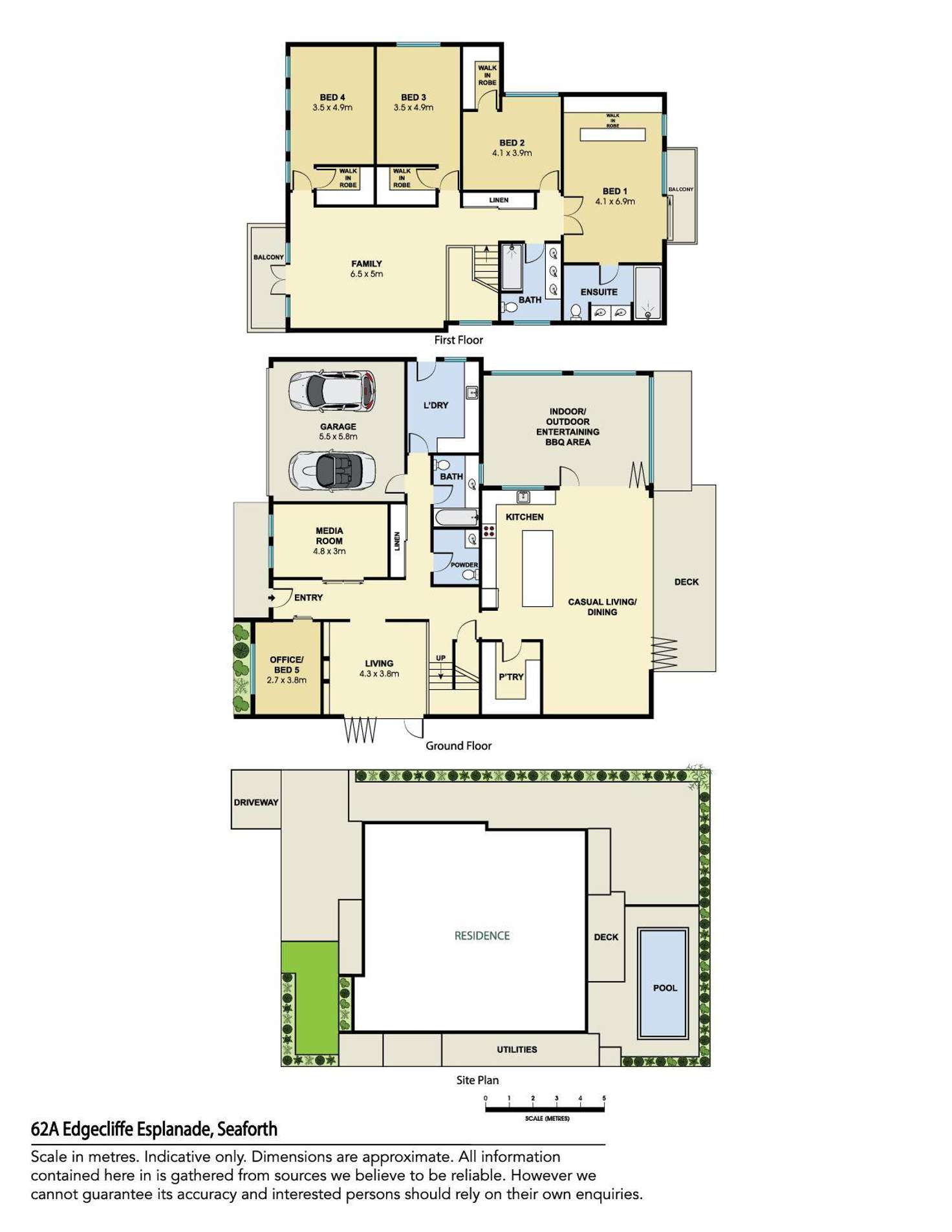 Floorplan of Homely house listing, 62a Edgecliffe Esplanade, Seaforth NSW 2092