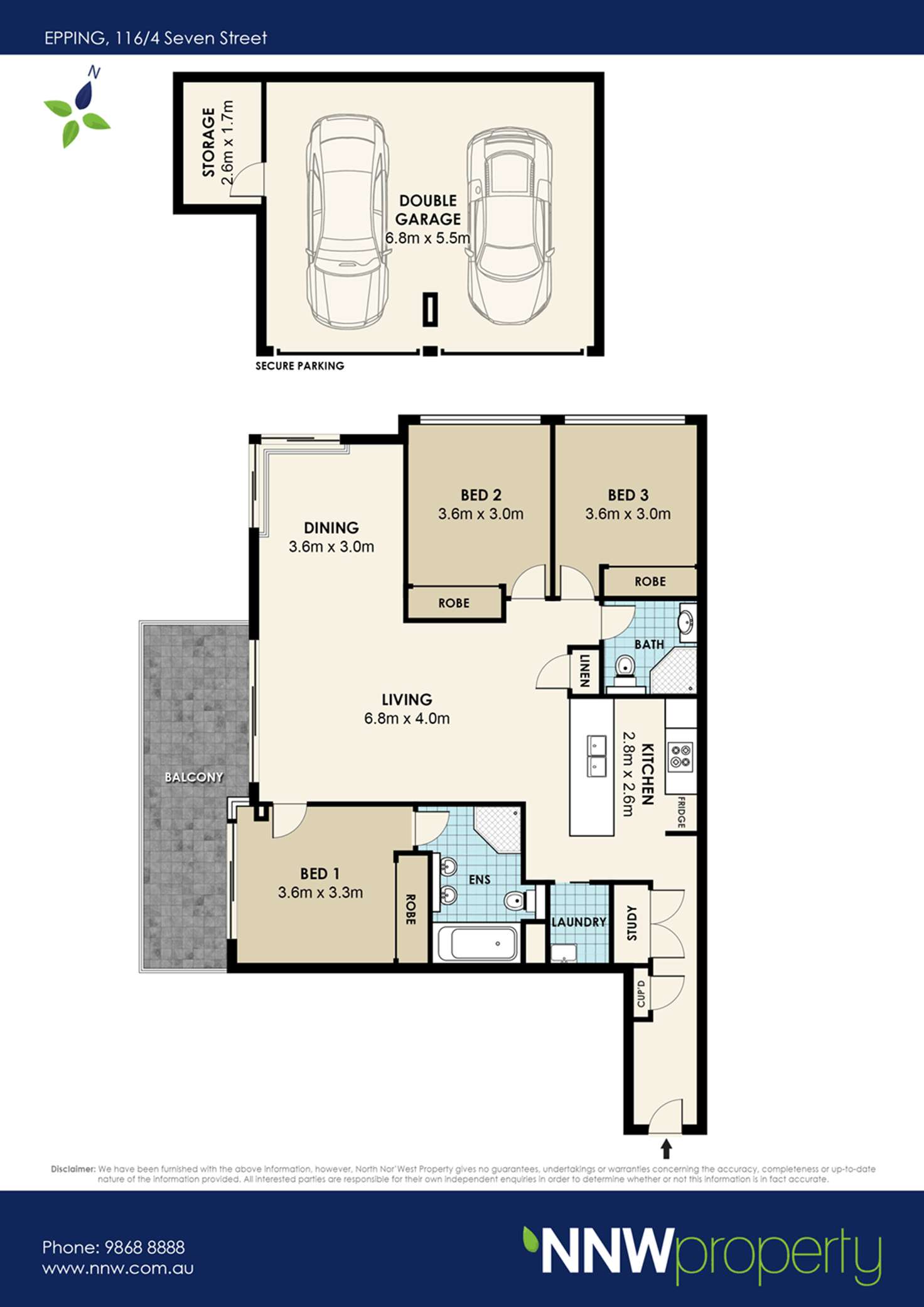 Floorplan of Homely apartment listing, 116/4 Seven Street, Epping NSW 2121